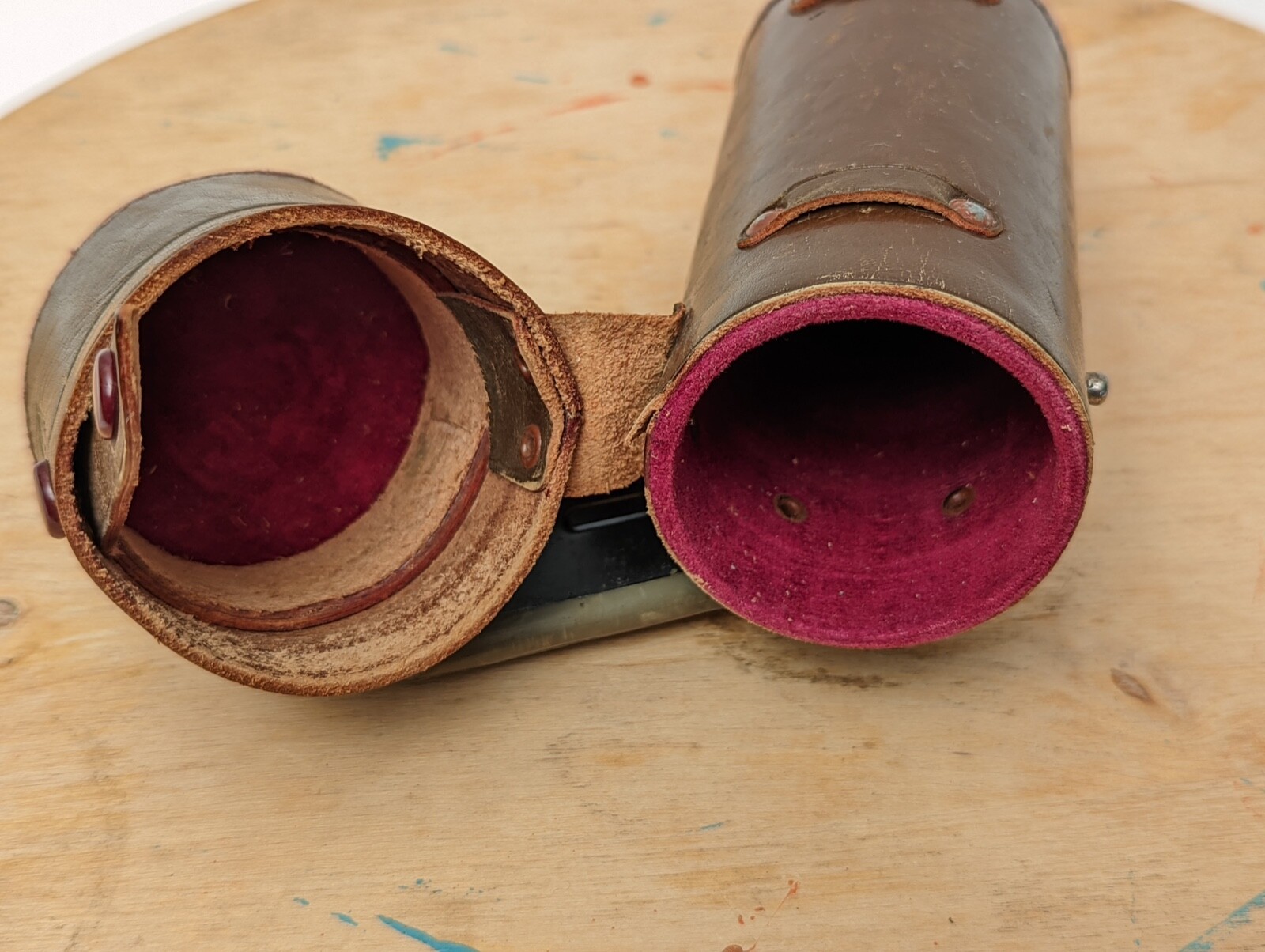 Vintage CANON Serenar 135mm Leather Lens Case Only