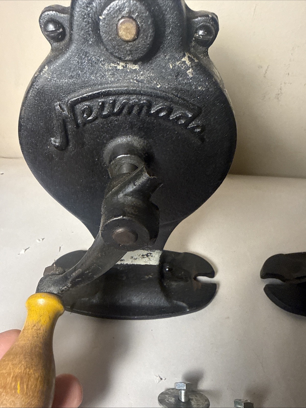 (2) Vintage Neumade 35mm Cast Iron Dynamic Rewind