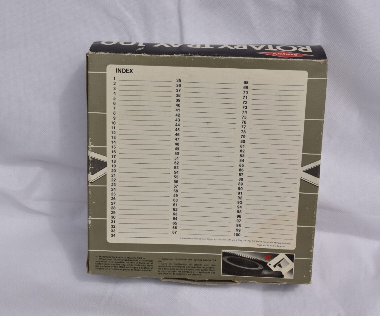 Sawyer’s Rotary Tray for 100 Slides VTG Sawyers, GAF, Sears, Wards, & Rotomatic
