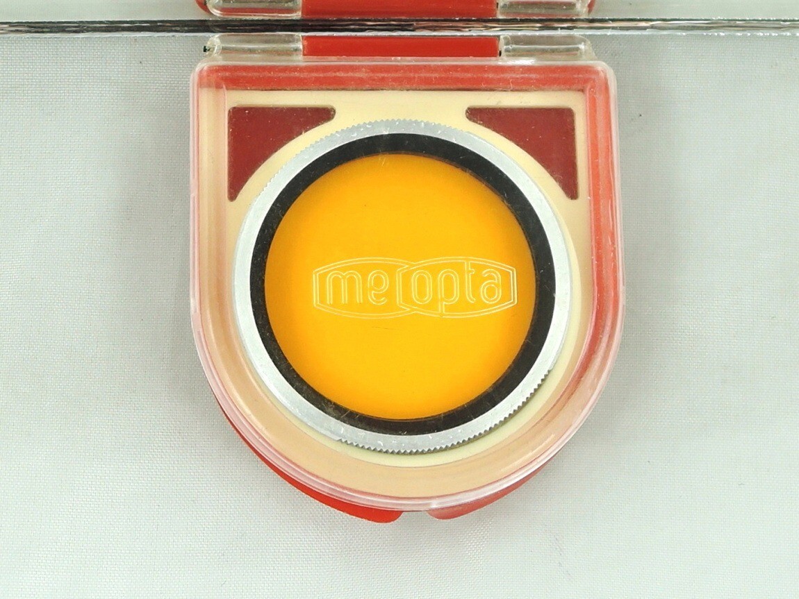 Flexaret G3 B36 Orange Filter MEOPTA Genuine Accessories Bayonet Good Glass
