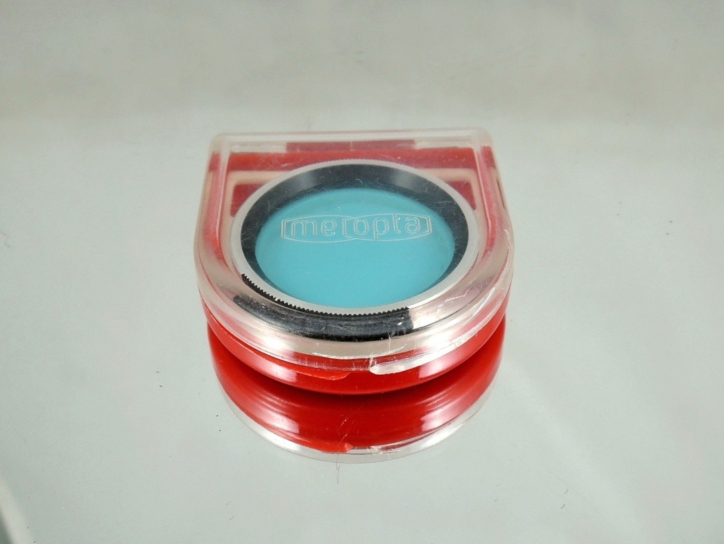 Flexaret MEOPTA B1 B36 Blue Filter Czechoslovakia Genuine Accessories Bayonet