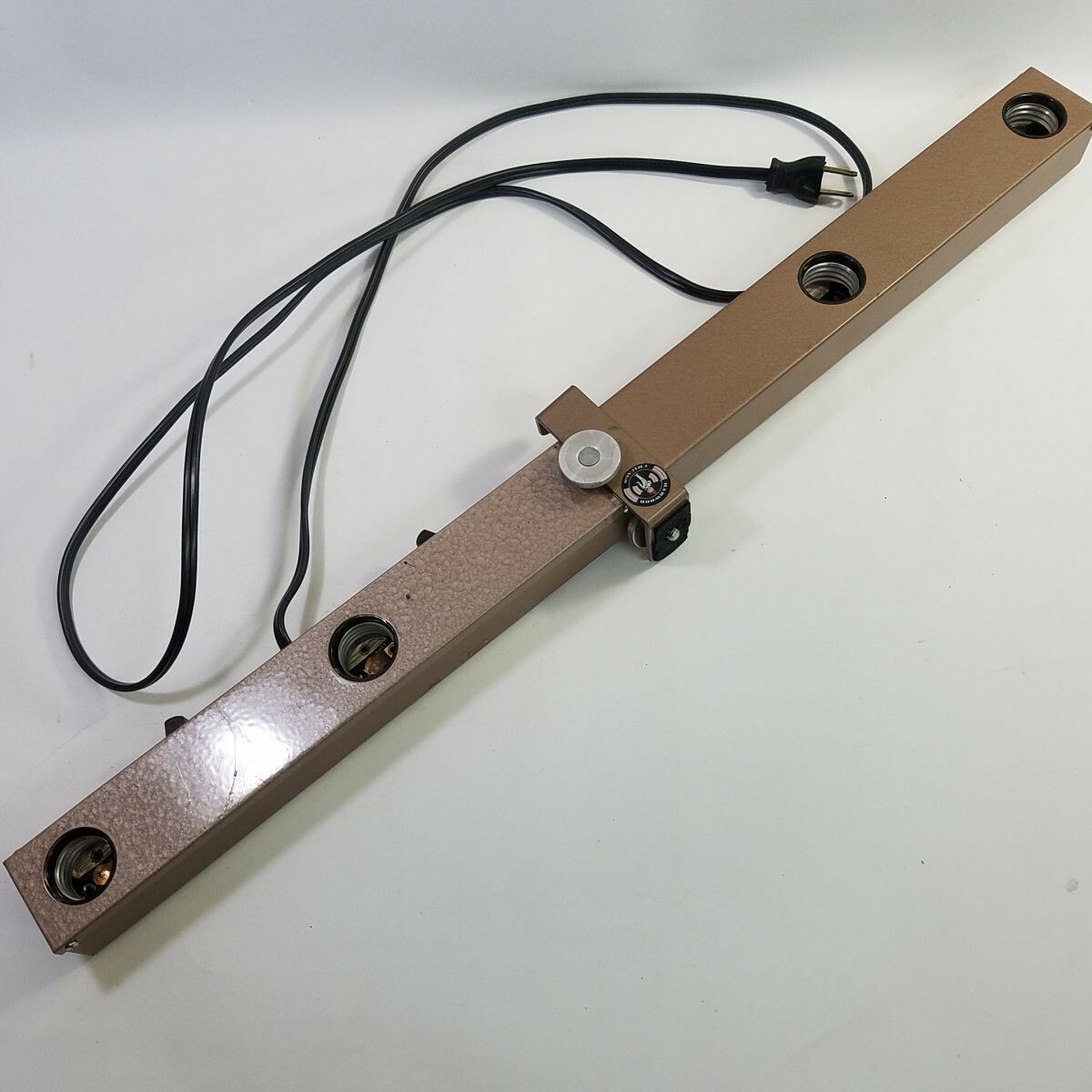 Vintage Harwood Chicago Folding Movie Light Bar 4 Light Works
