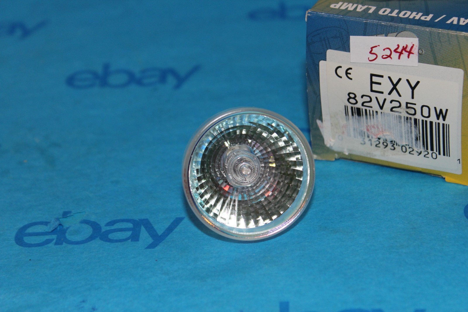 Vintage NOS Eiko AV Photo Lamp Bulb 82V 250W