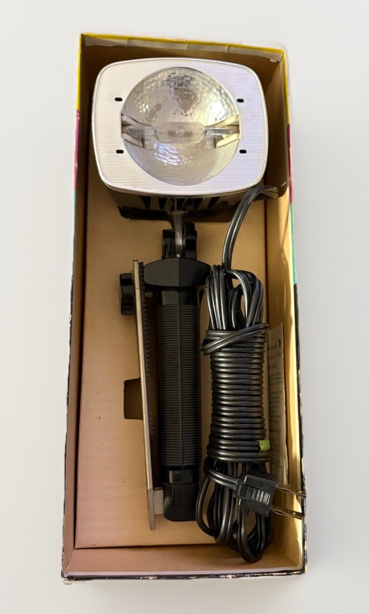 NEW Vintage Sylvania Sun Gun II Movie Light w/Orig Box Model SG-55 TESTED ✔️
