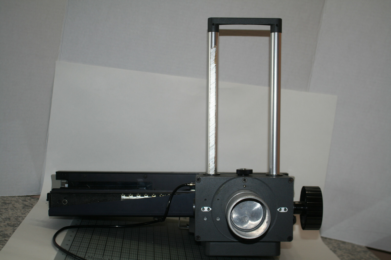 POLAROID MP-4 FOCUSING BELLOW HEAD W/ 4×5 SLIDING CAMERA HEAD *