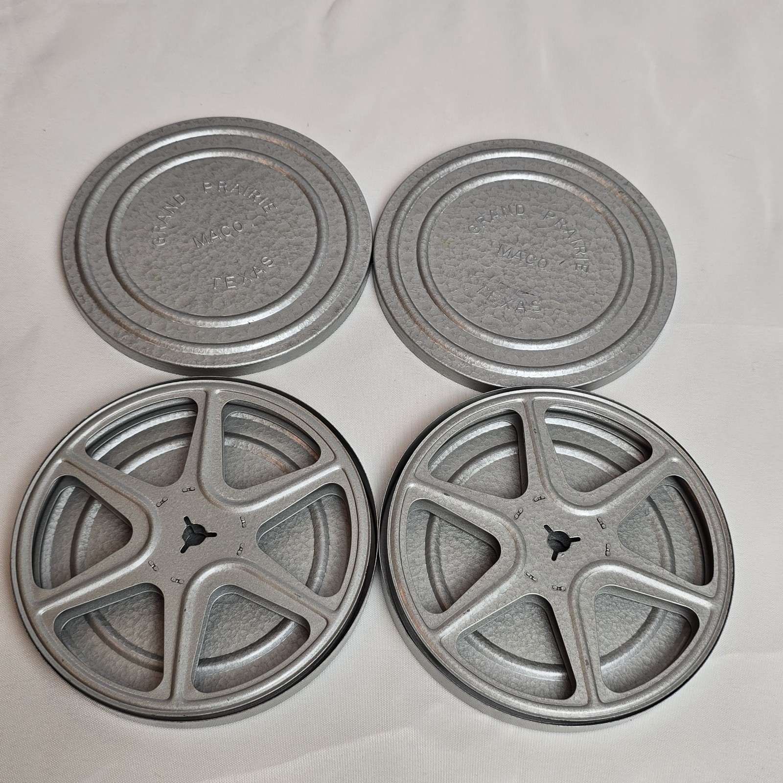 Vtg Metal 8 Mm Film Reel And Can Maco, Grand Prairie TX