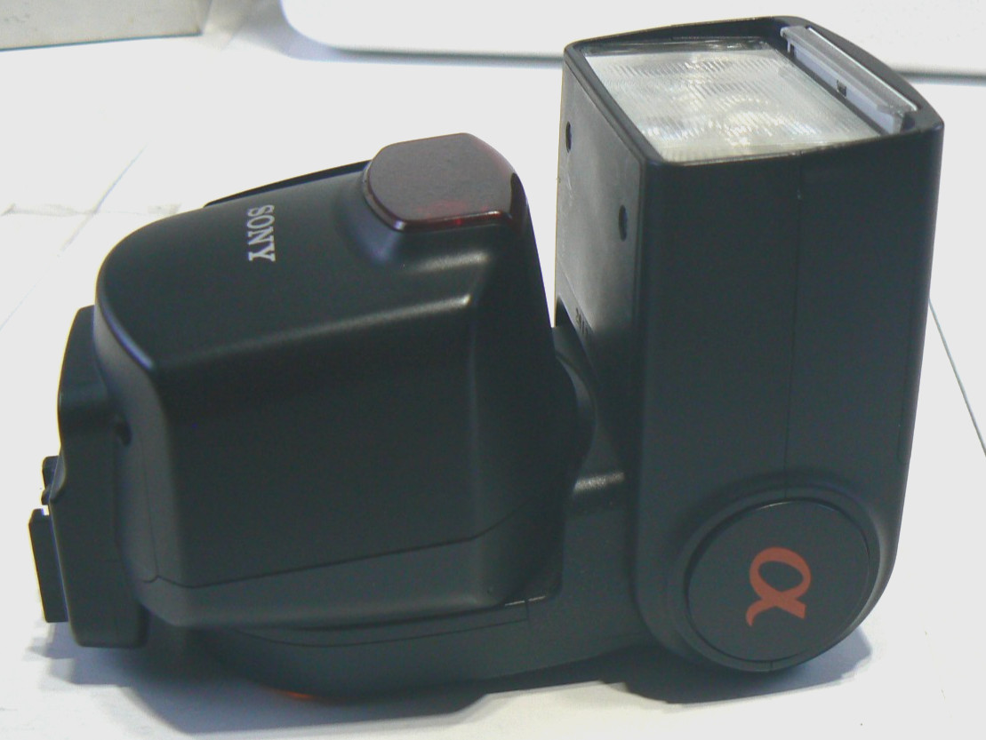 Sony HVL-F43AM Camera Hot Shoe Flash with Slide Out Diffuser – Works TESTED