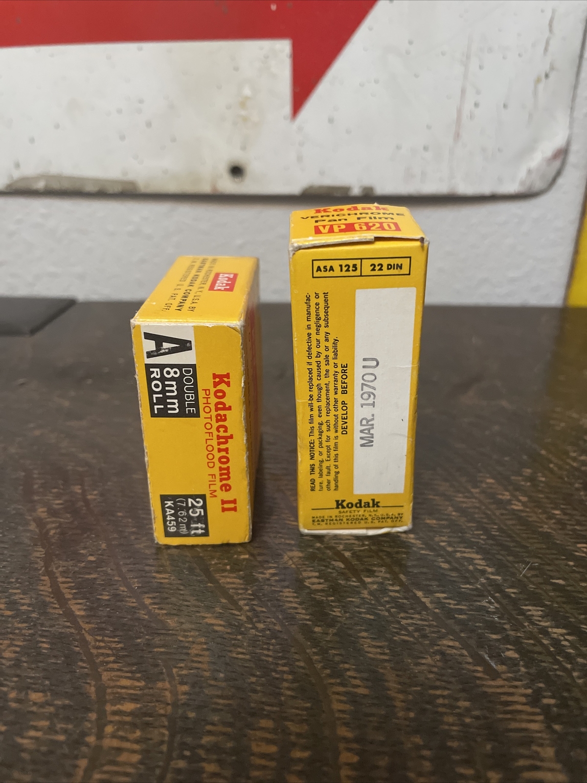 Vintage Kodak Film / Verichrome Pan/ Kodachrome II Color Movie Film