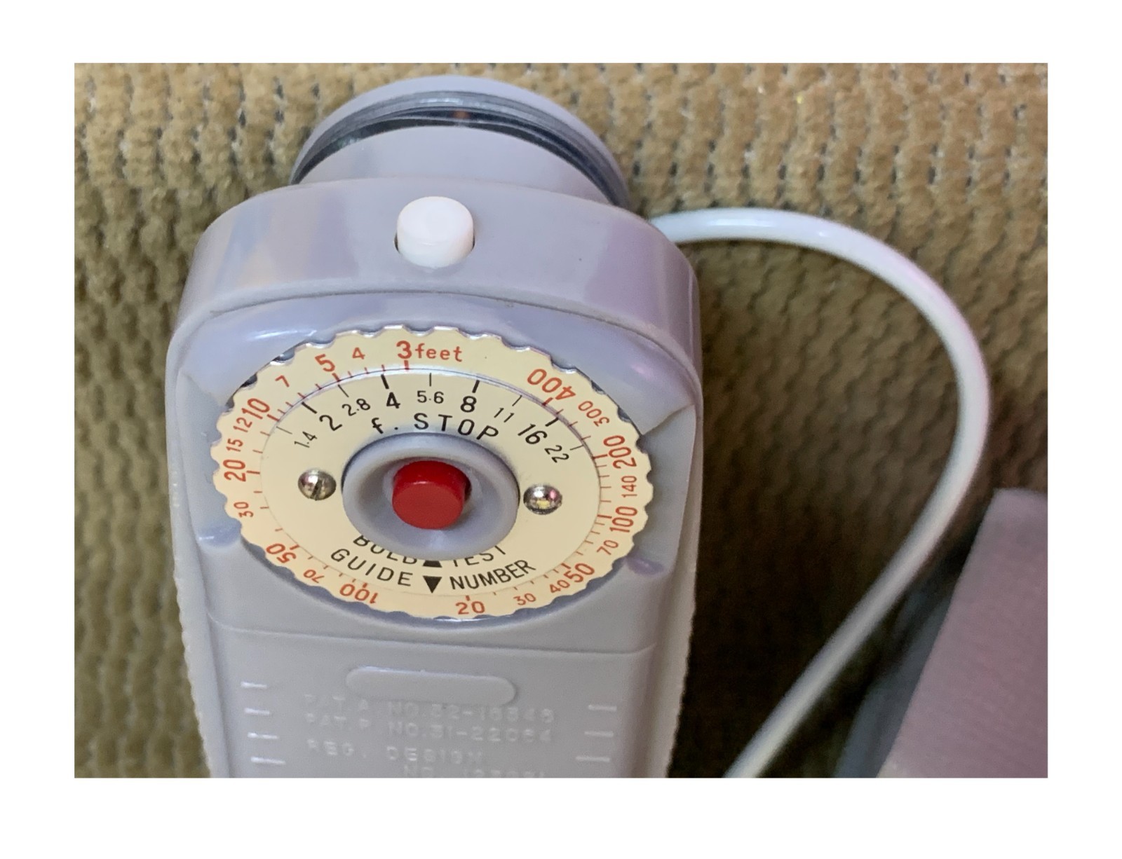 VTG CORSAIR BC FAN-FLASH GUN FOR BAYONET & “M” BASE FLASH BULBS