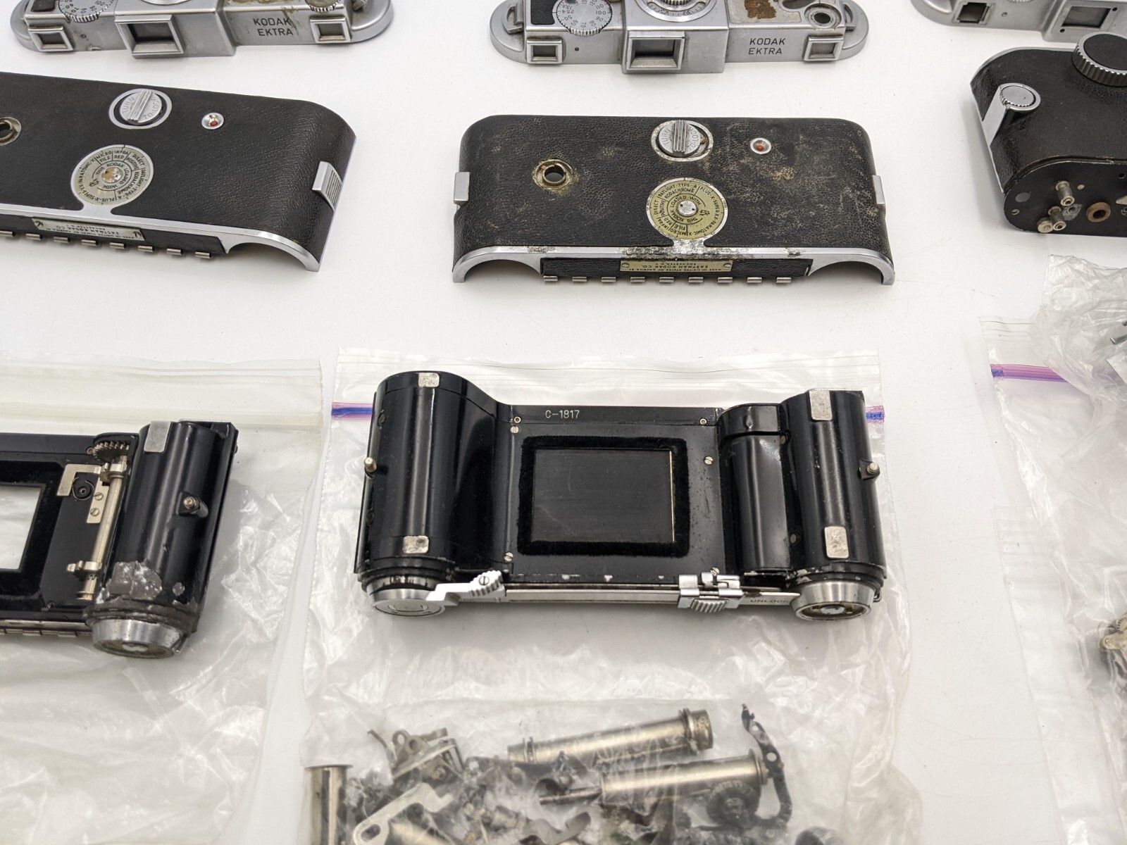 Kodak Ektra 35mm Rangefinder Camera Parts For Refurbish Accessories Vintage