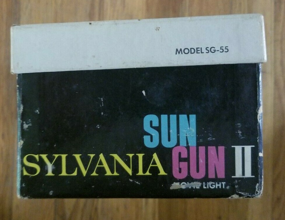 Vintage Sylvania Sun Gun II Movie Light with Box Model SG-55