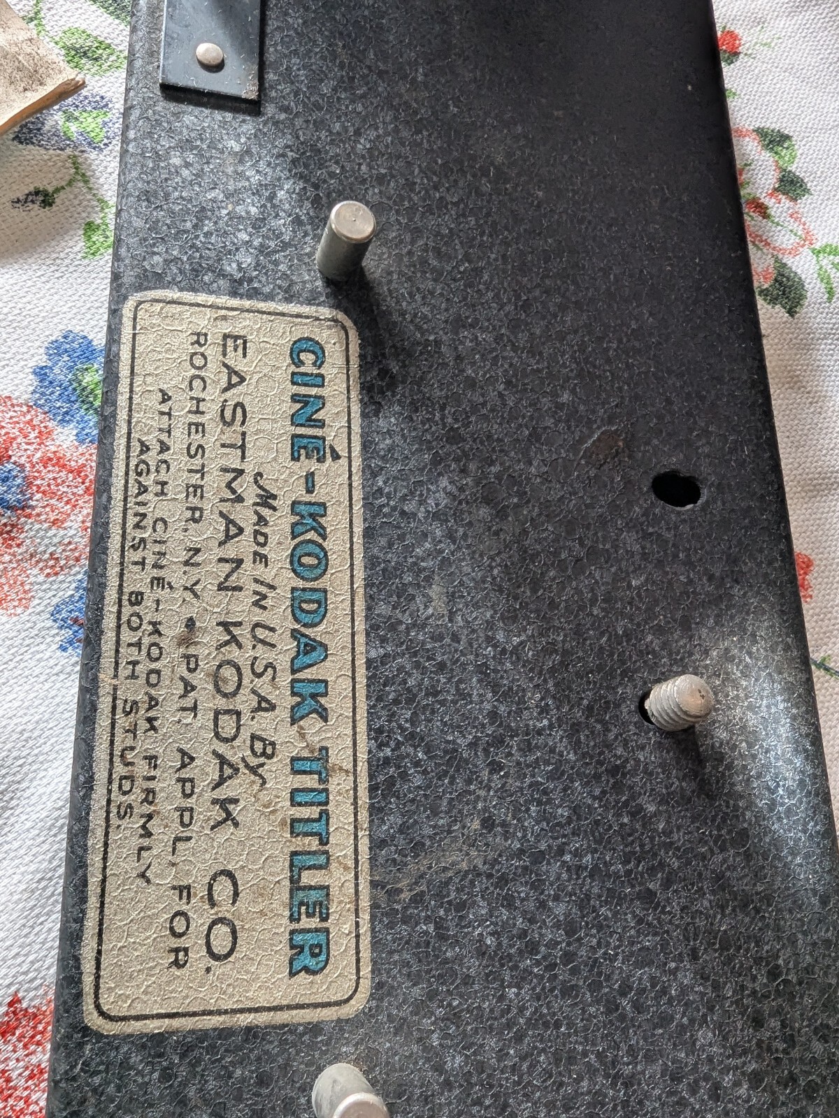 Vintage Cine-Kodak Film Titler w/instructions