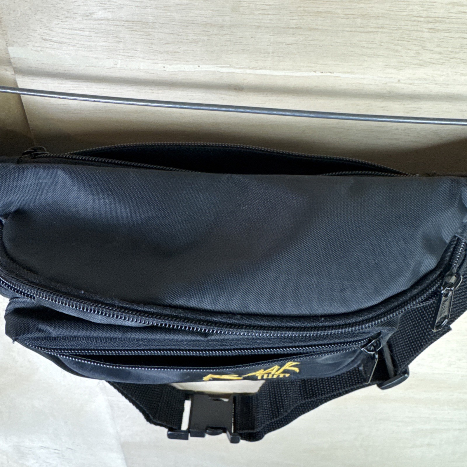 Vintage 90s Kodak Film Photography Camera Black Fanny Pack Waist Bag Sling Pouch