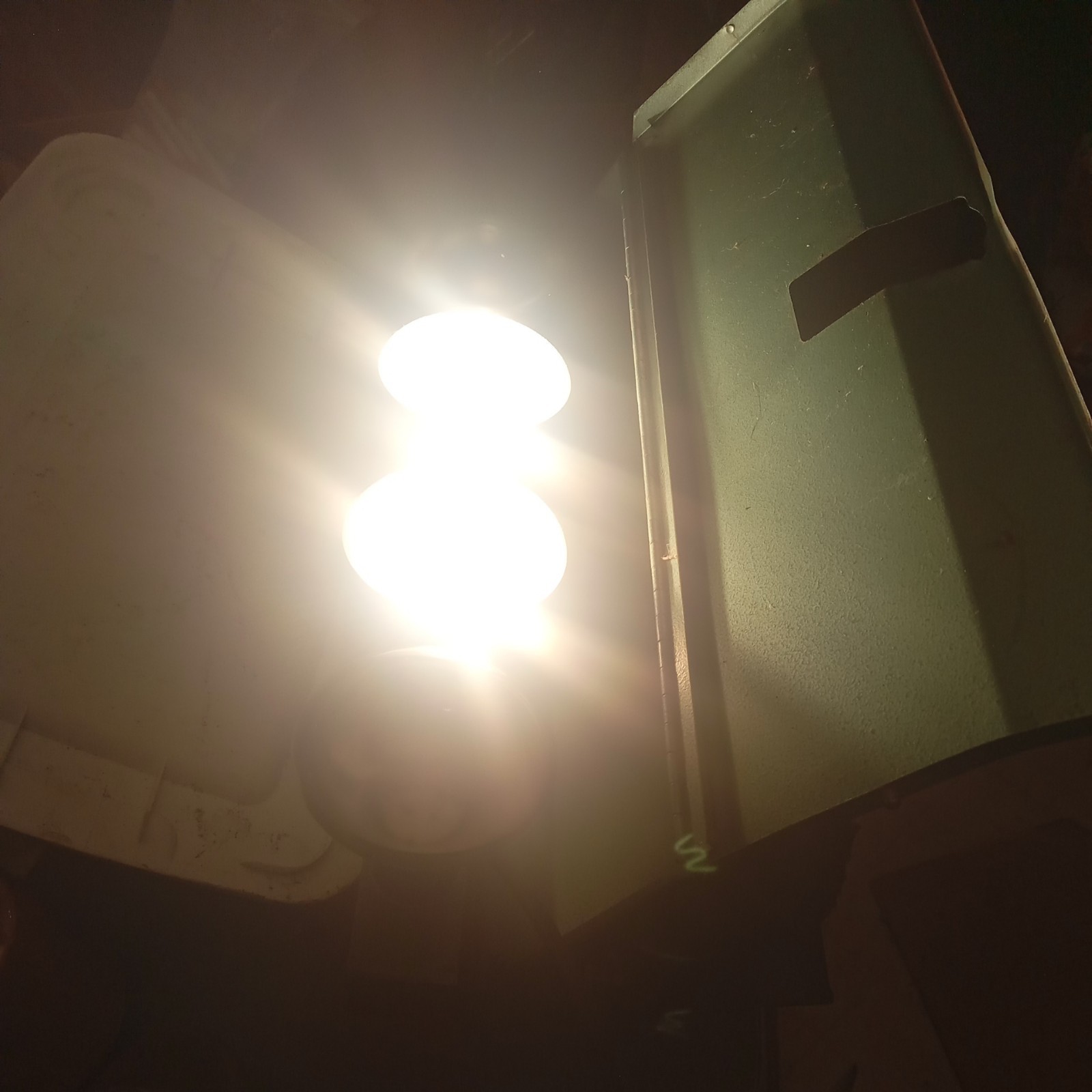 Vtg Mid Century V-PAK 4 Bulb Light Lite CPL Bar, case APEL INC., St. Louis, MO