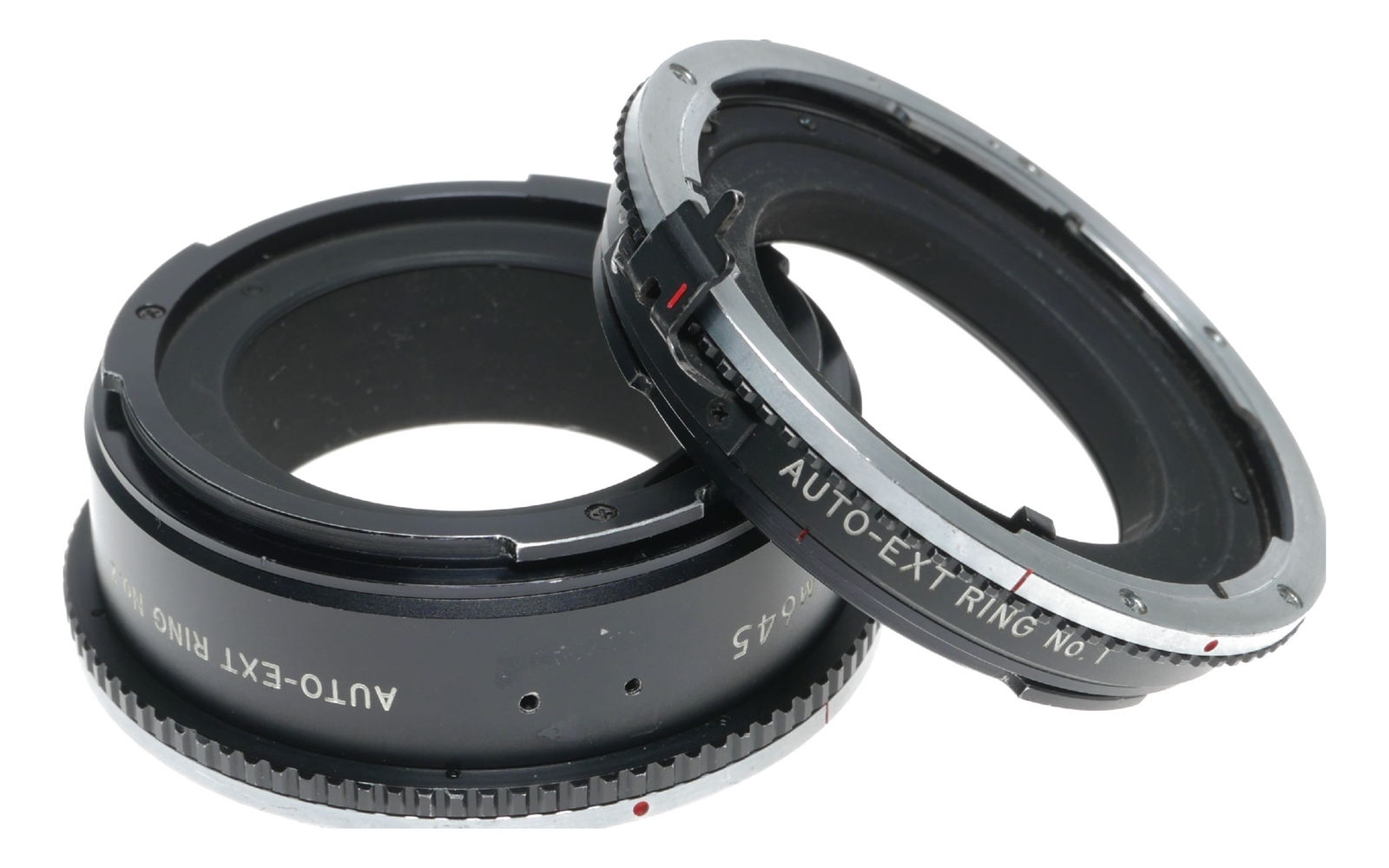 Mamiya M645 Auto-Ext ring No. 2 and No.1 medium format camera