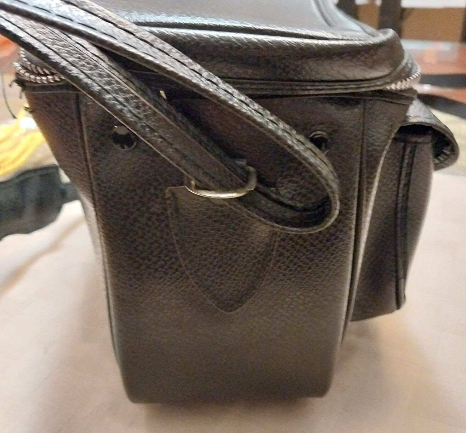 Vintage Camera Bag Case Black. Made in Japan