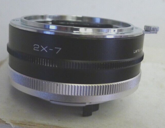 Vivitar Automatic Tele Converter 2X-7 +Snap Case &Instruction Sheet – Japan