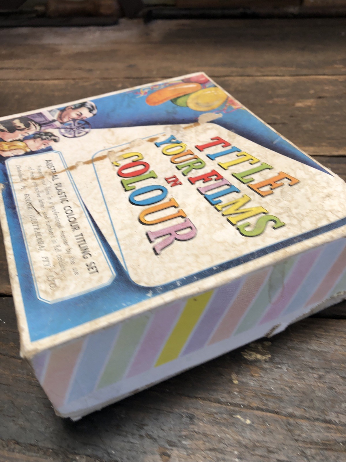“TITLE YOUR FILMS IN COLOUR” Vintagr Set By Austral Distributed By Kodak Aus