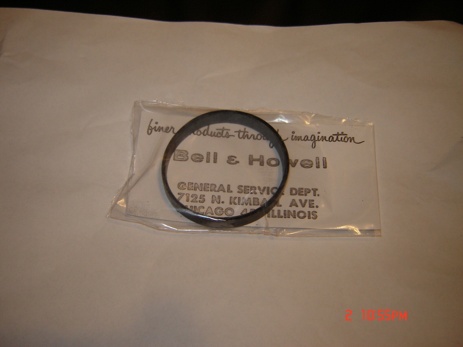 16mm Bell & Howell ARC Projector Motor Belt, Fits B&H 560 -567 ARC, MARC Series