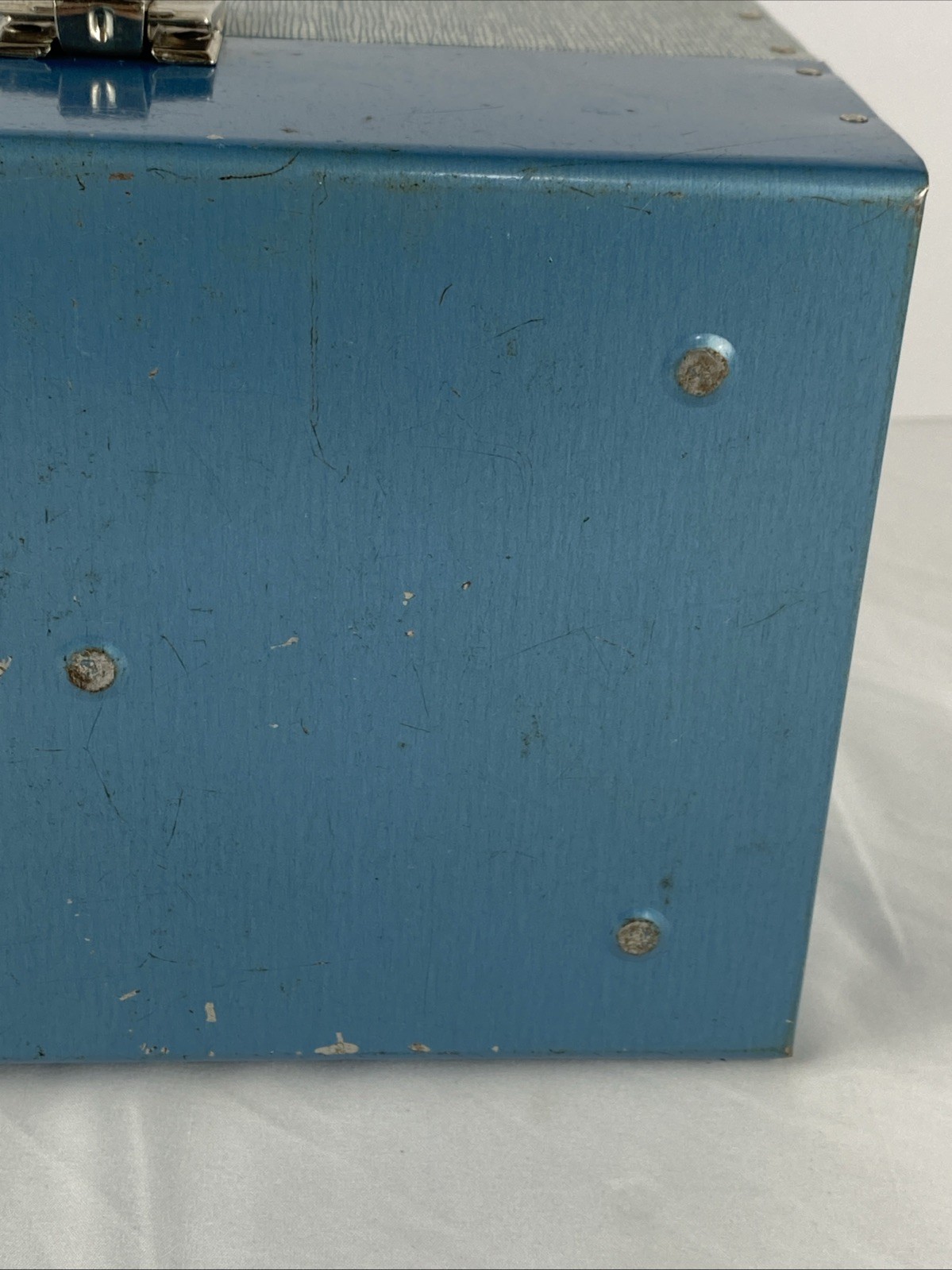 Bruce 5″ Reel 8mm Film Storage Case 12 Slot + 8 Full Reels w/Canisters Harwood