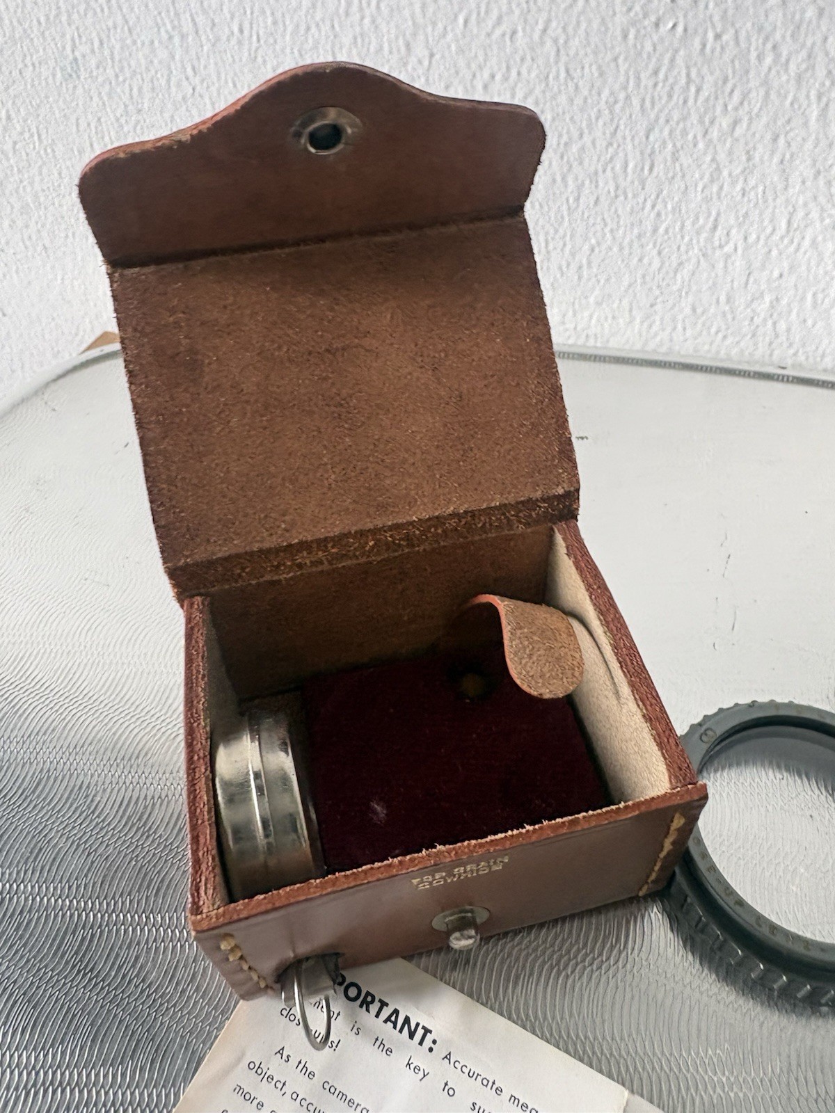 Polaroid Close-Up Lens Kit #550 for Model 110 series – 3 w/Leather Case -RARE