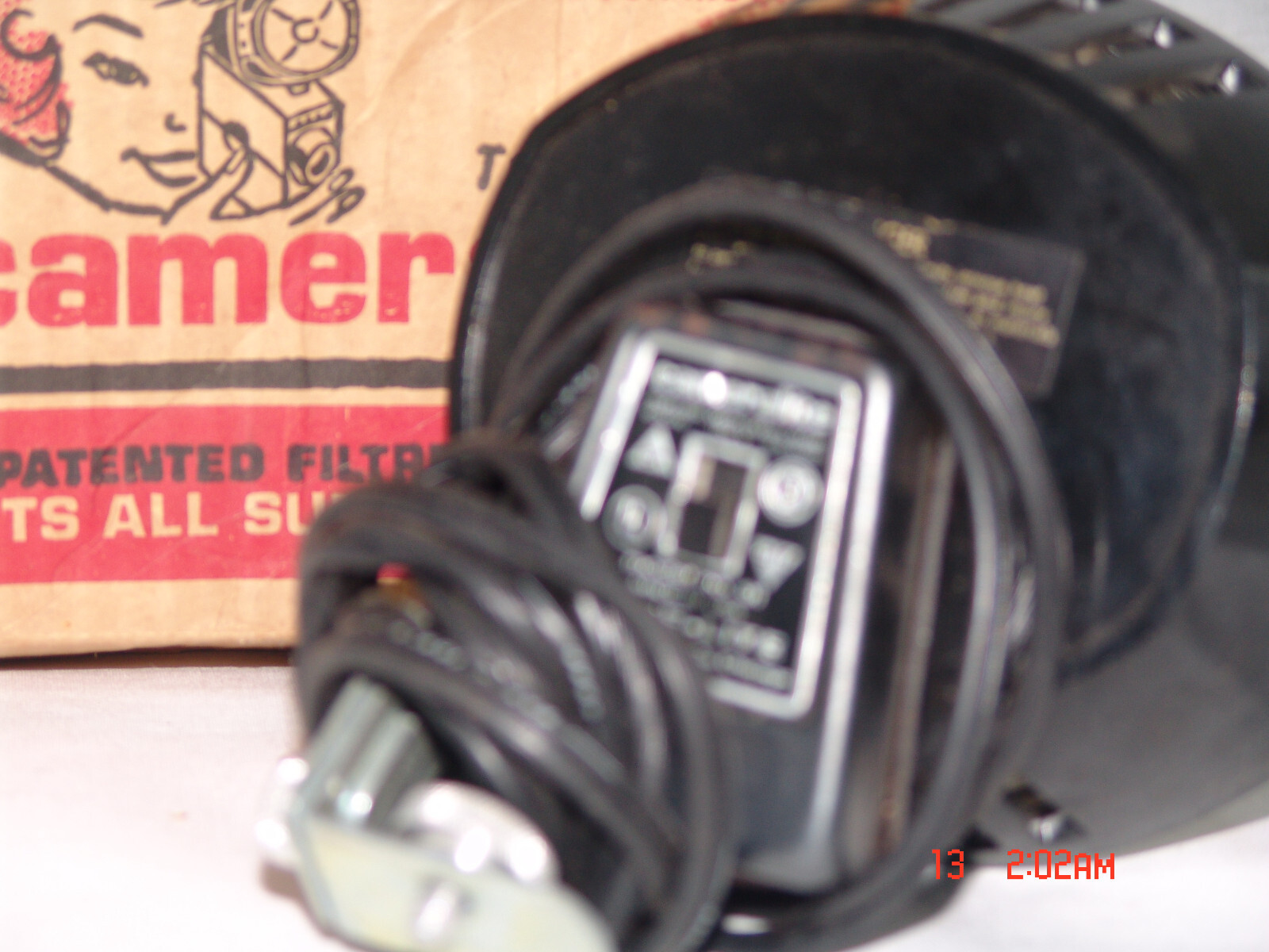 VINTAGE ACME-LITE Topmount Cameralite 91 Movie Camera Light- FITS ALL SUPER 8