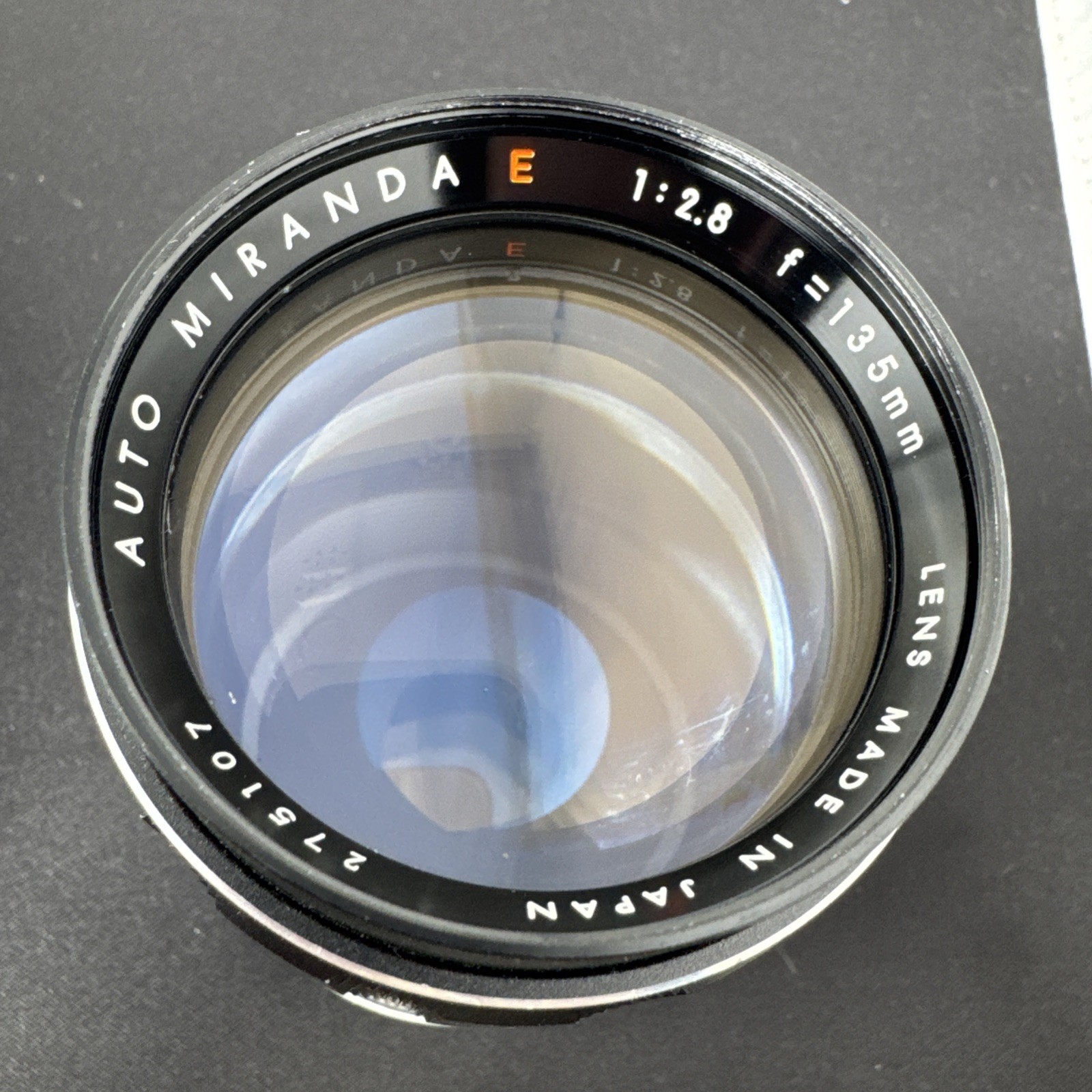 Focabell Miranda SLR System Bellows 633770 w 135mm f/ 1:2.8 Camera Lens CLEAN 📷