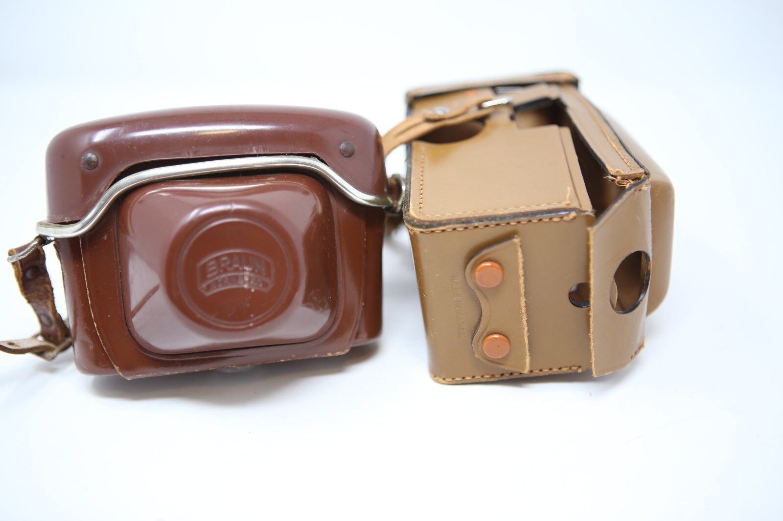 Vintage Photo Camera Cases Lot of 11 READ Rollei Kalimar Braun Nurnberg Beacon
