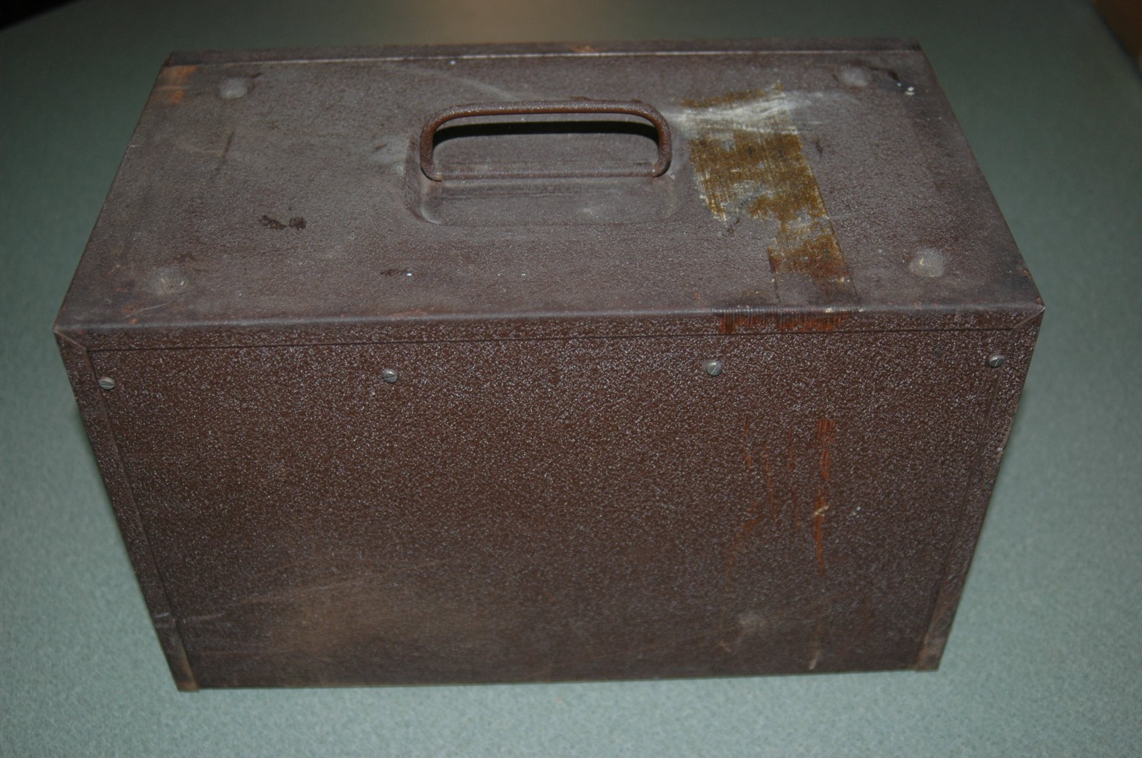 1 Metal Deco Case w/ 12 Movie Reel Boxes Bell & Howell Eastman Kodak