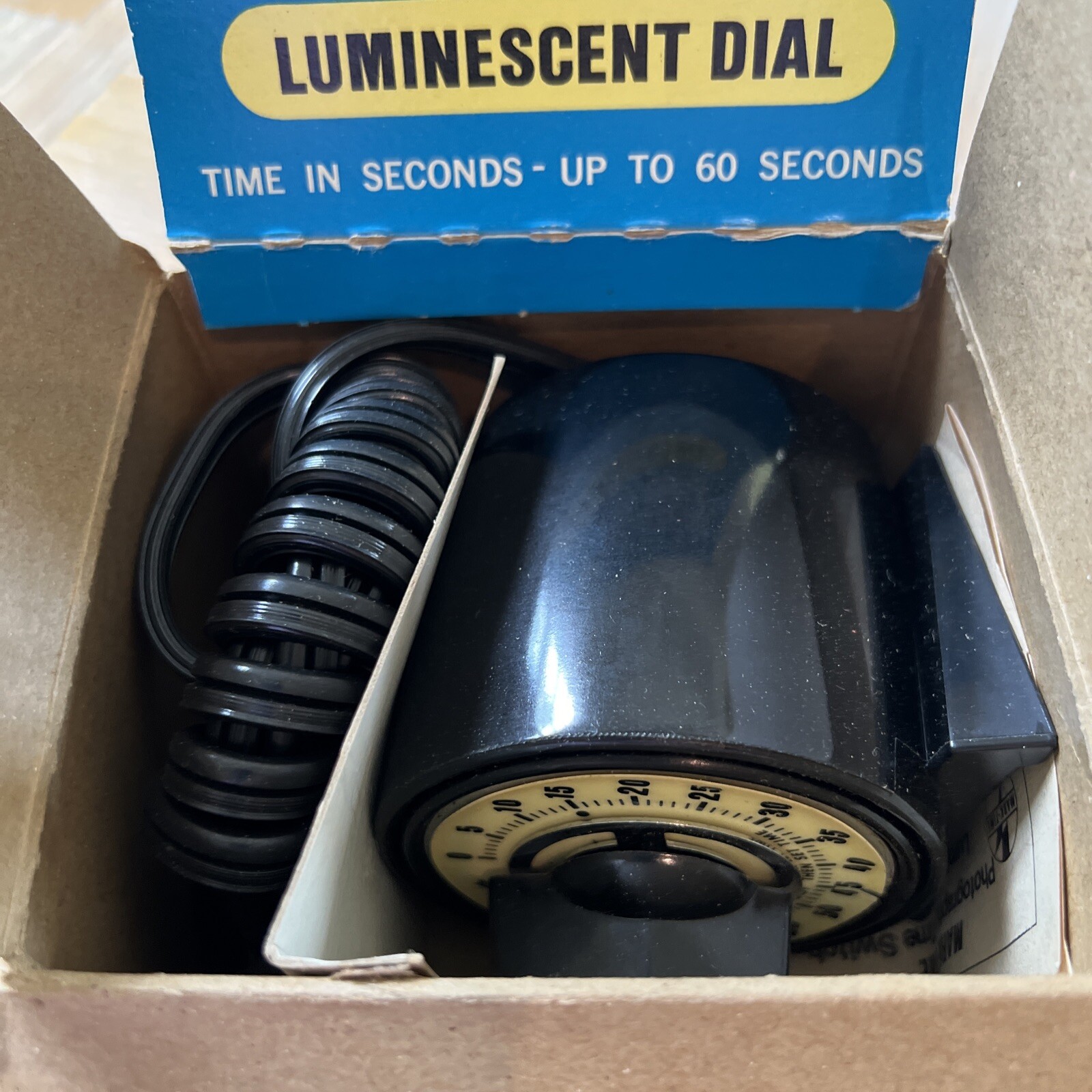 Mark-Time Photographic Time Switch With Luminescent Dial – Vintage NOS