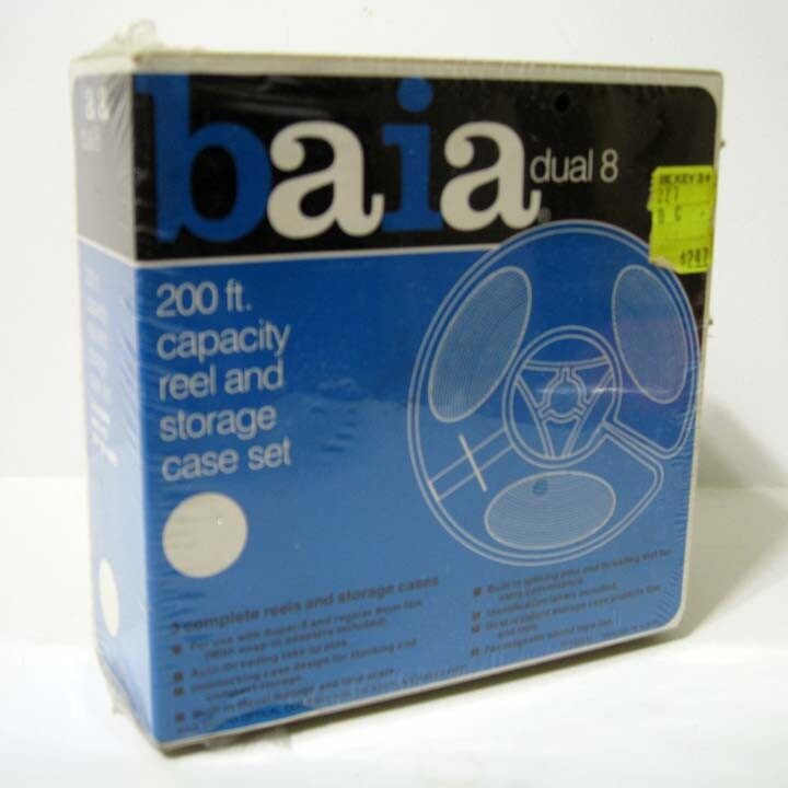 Baia ® Dual 8 – 200 Ft Capacity Reel And Storage Case – Set Of Three 3 – New NIP