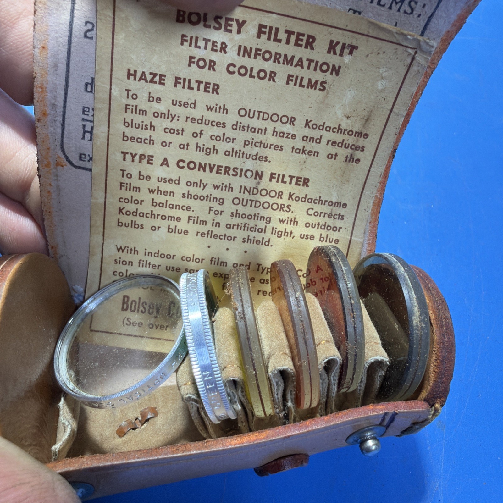 📷 Vintage Camera Accessories Lot Filters Adapters Cases Kodak Spiratone Japan