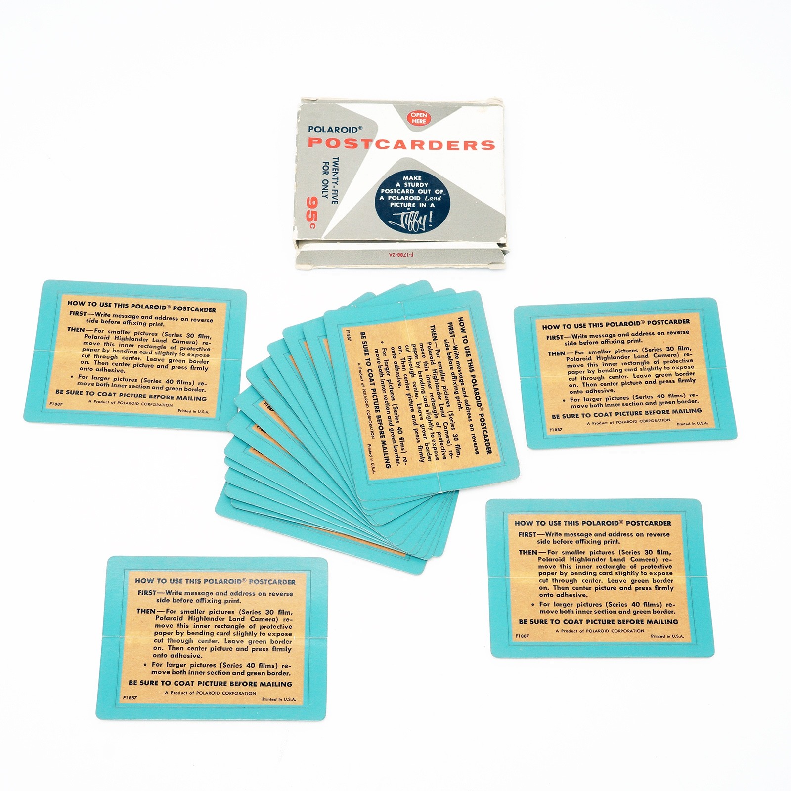 Polaroid Postcarders for Polaroid Land Camera Film – 20 Sheets