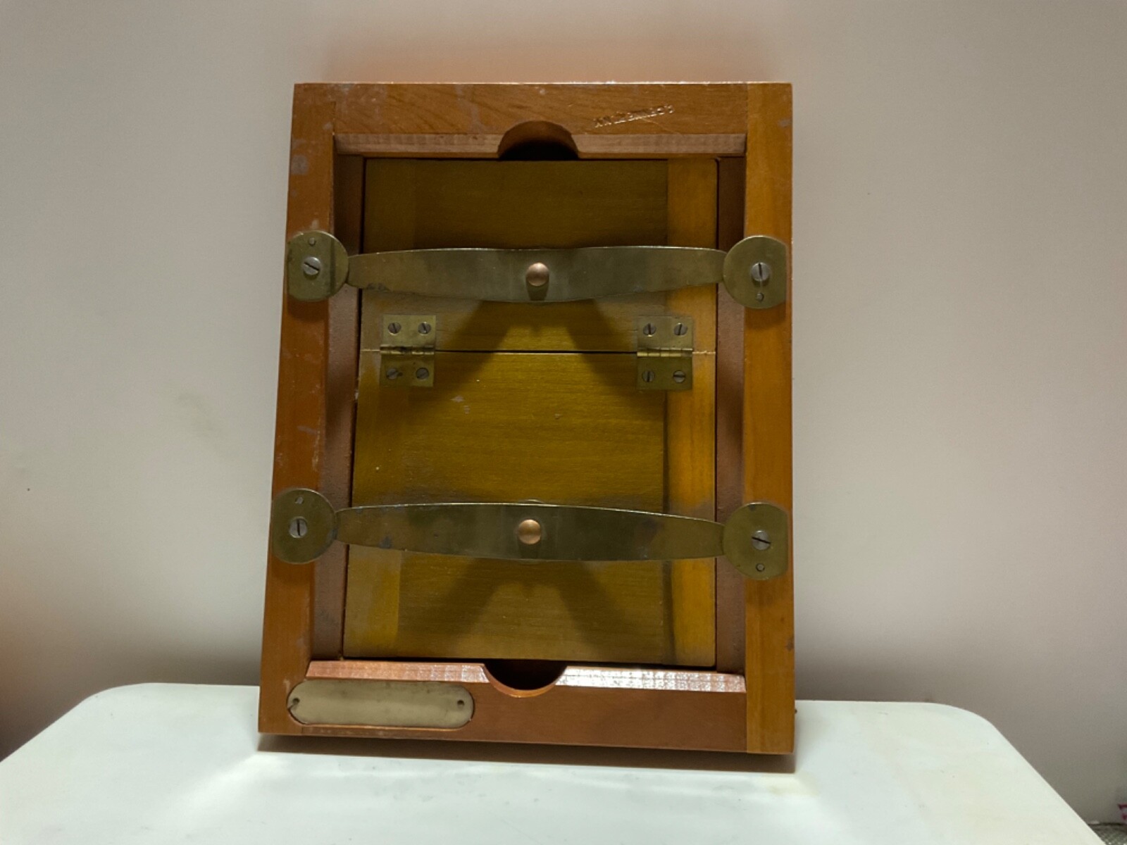 VINTAGE Camera PRINTING FRAME Wood Vintage CAMERA Print Frame