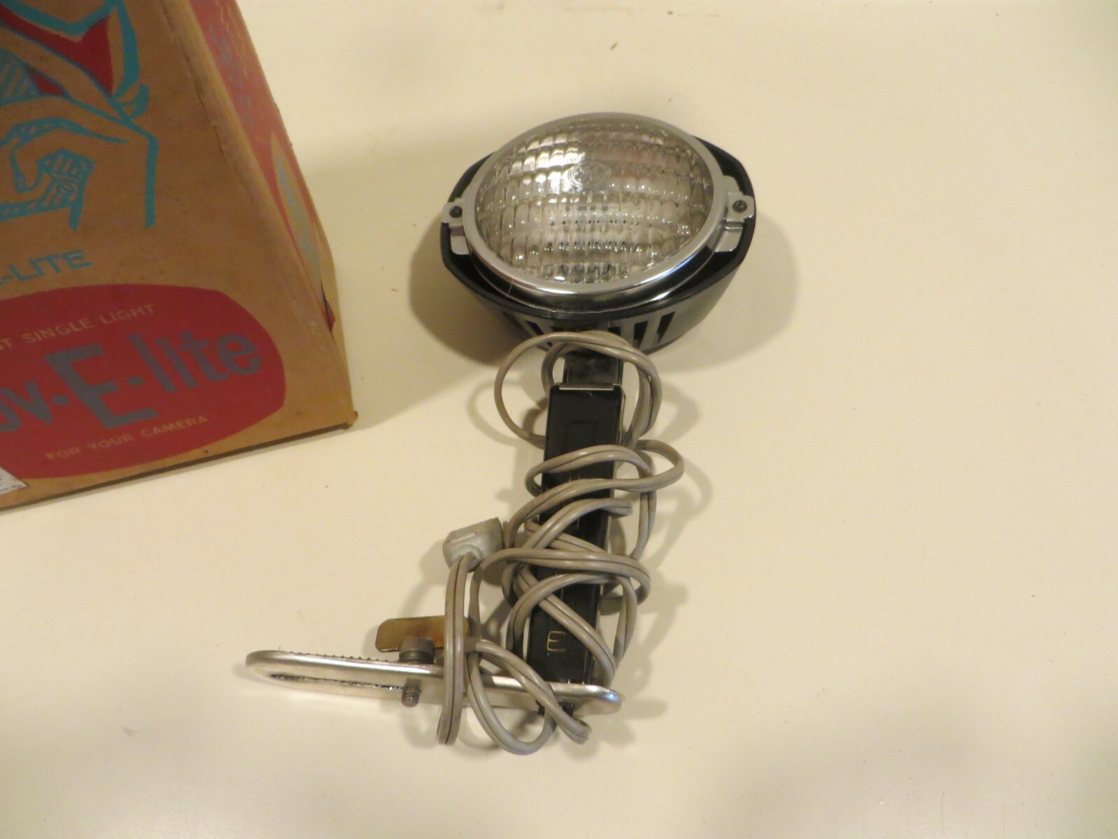 Acme Lite Mov-E-Lite Original Vintage Model 90 Lamp DWA Clear Movie Film Stage