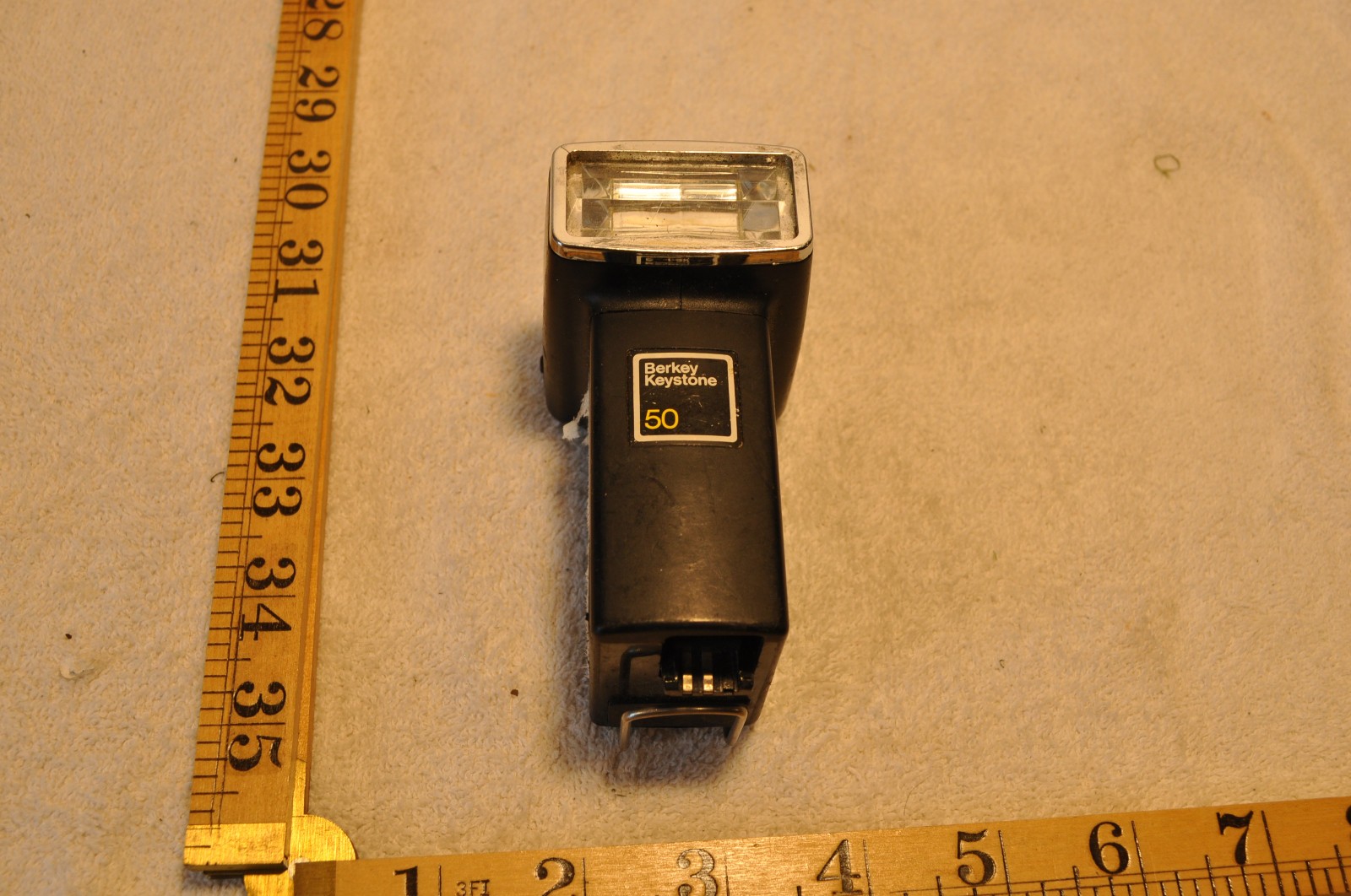 BERKEY KEYSTONE 50 ELECTRONIC FLASH, Used UNTESTED COND FOR PARTS OR DISPLAY