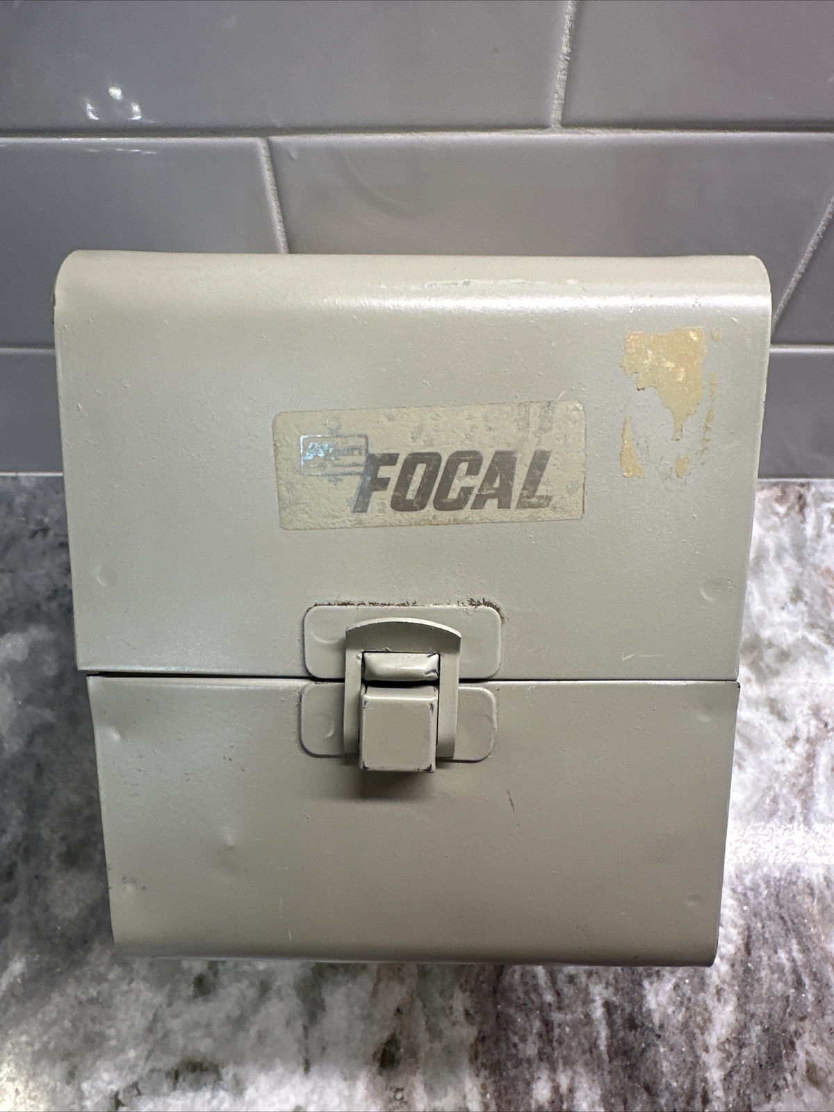 Vintage Kmart Focal 6 Reel 8mm Storage Case w/ 4 Cans & 1 Reel, PO~VG+ Condition