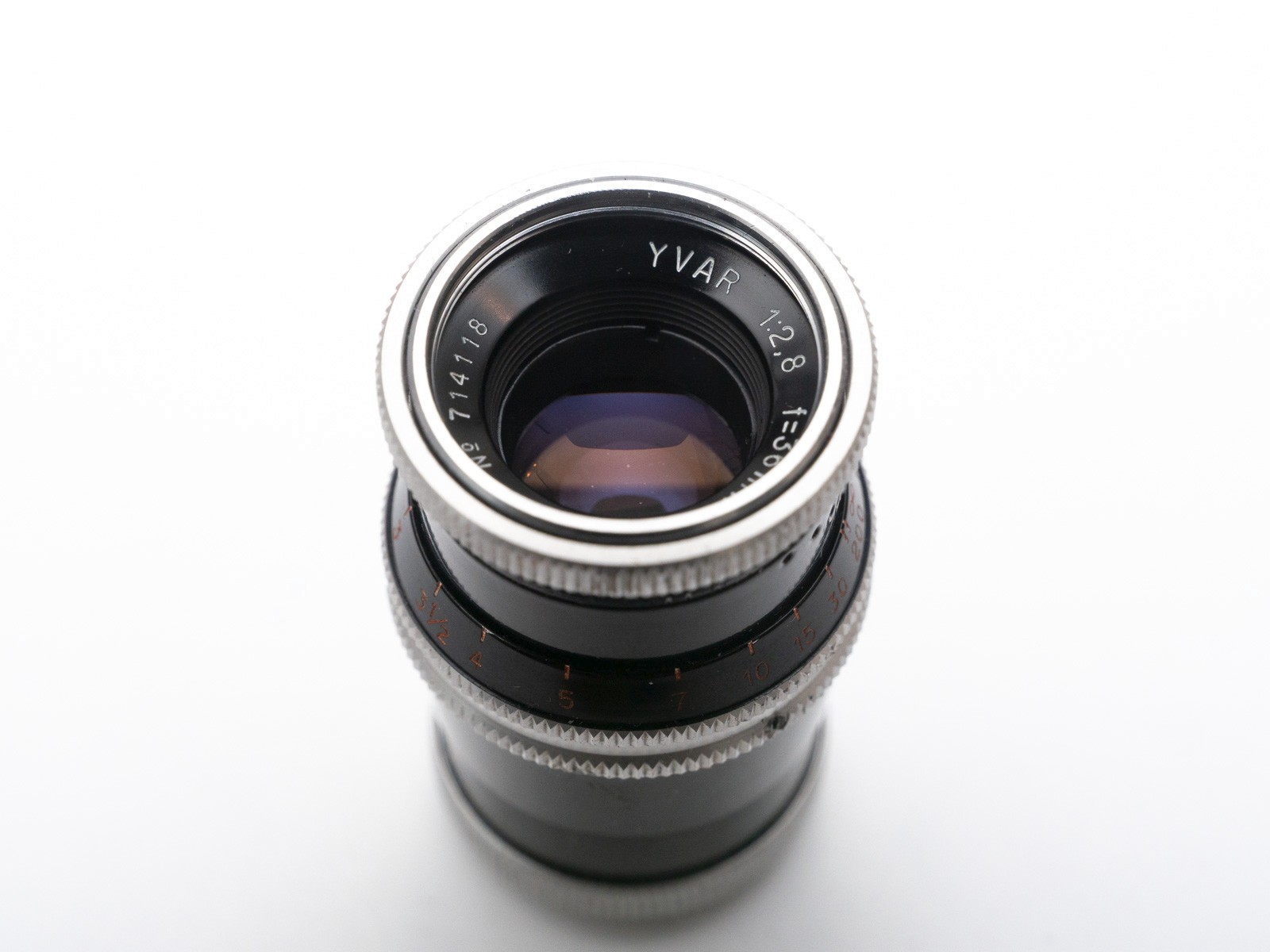 Kern Paillard Yvar 36mm f/2.8 lens D mount Bolex Read