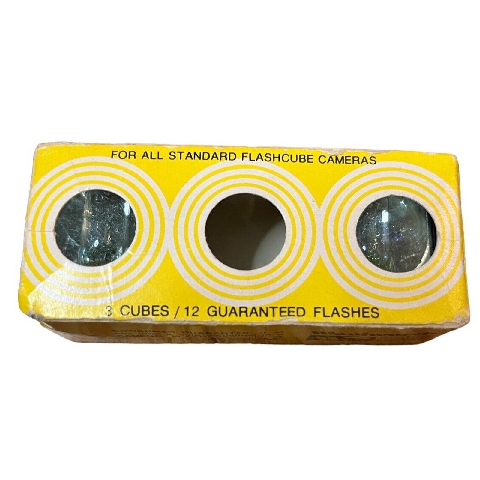 3 Boxes Flashcubes For Cameras 8 Cubes Total Unused VTG Sylvania & Kamero