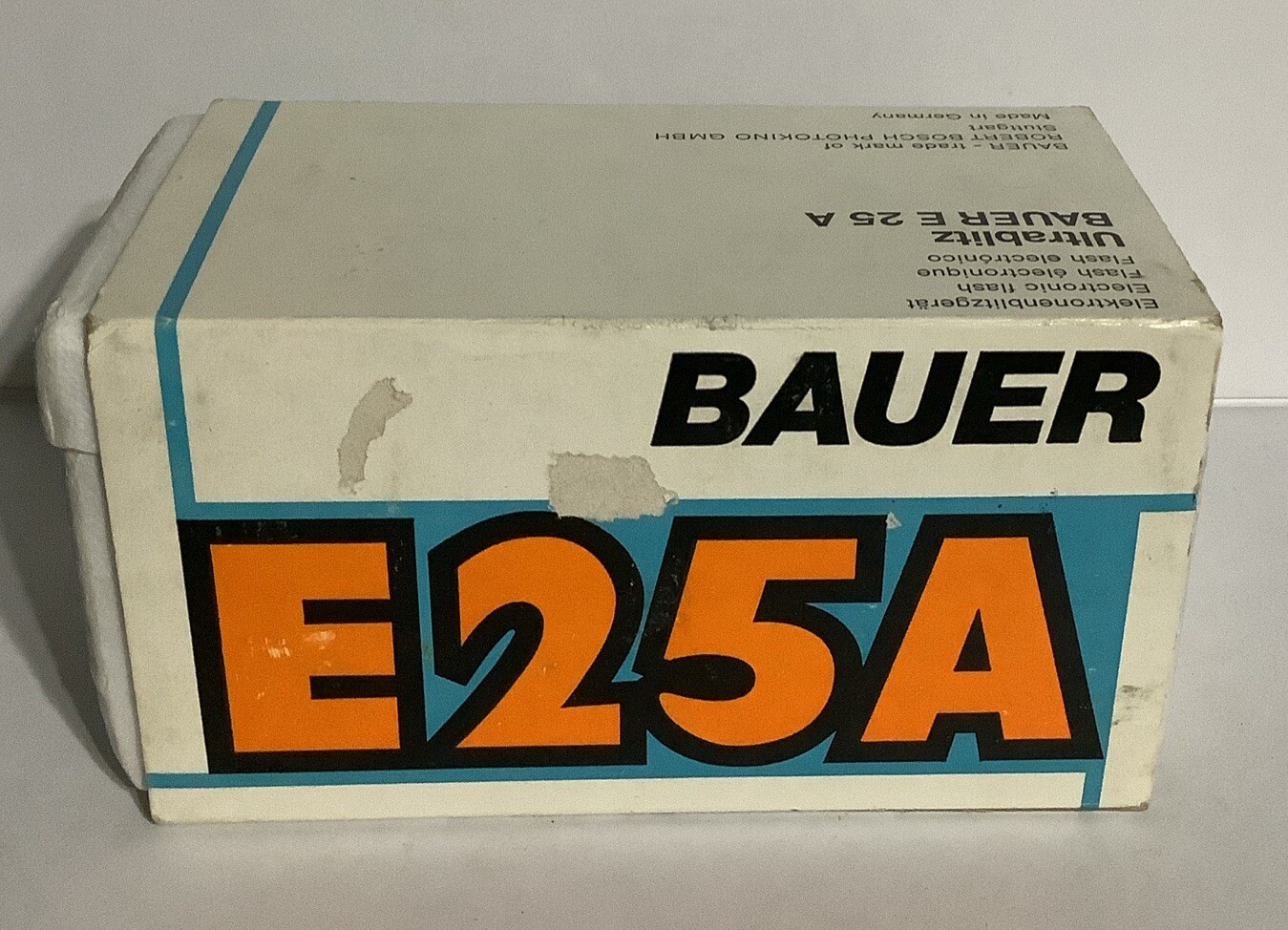 Vintage BAUER E25A Ultrablitz electronic Flash Robert Bosch *Tested*