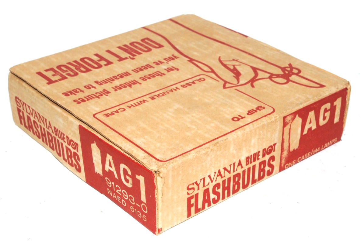 Sylvania Blue Dot Flash Bulbs AG1 – 1 Case 12 boxes in Original Carton