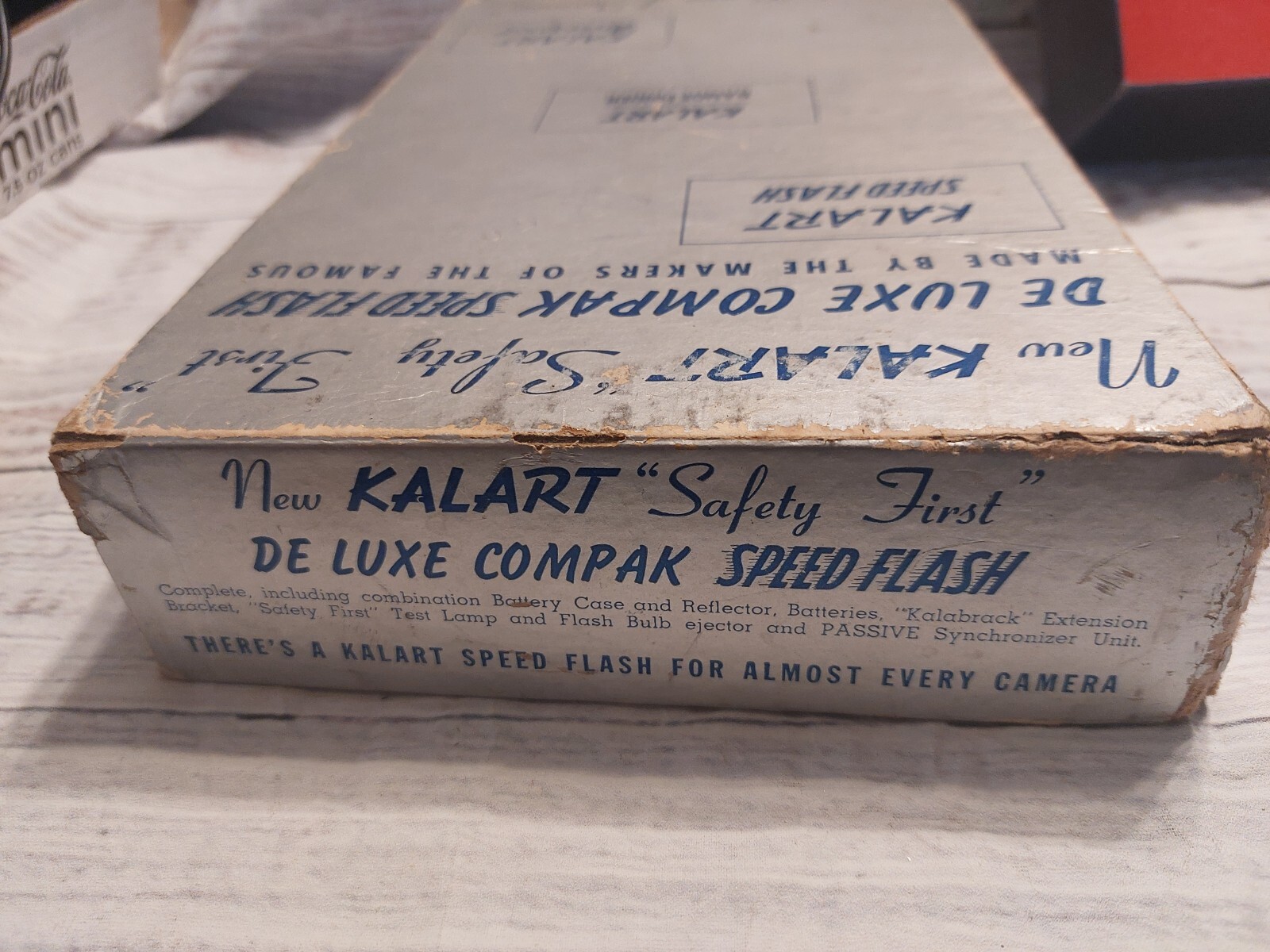 Kalart Speed Flash Safety First De Luxe Compak Original Box 1950’s (O)