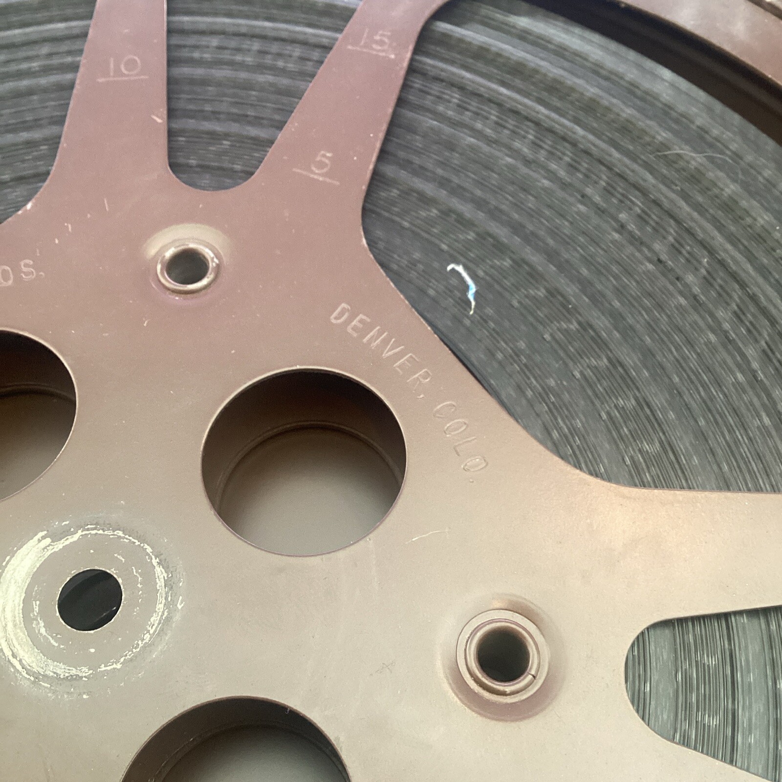 Vintage Goldberg Brothers Film Reel & Cannister- READ