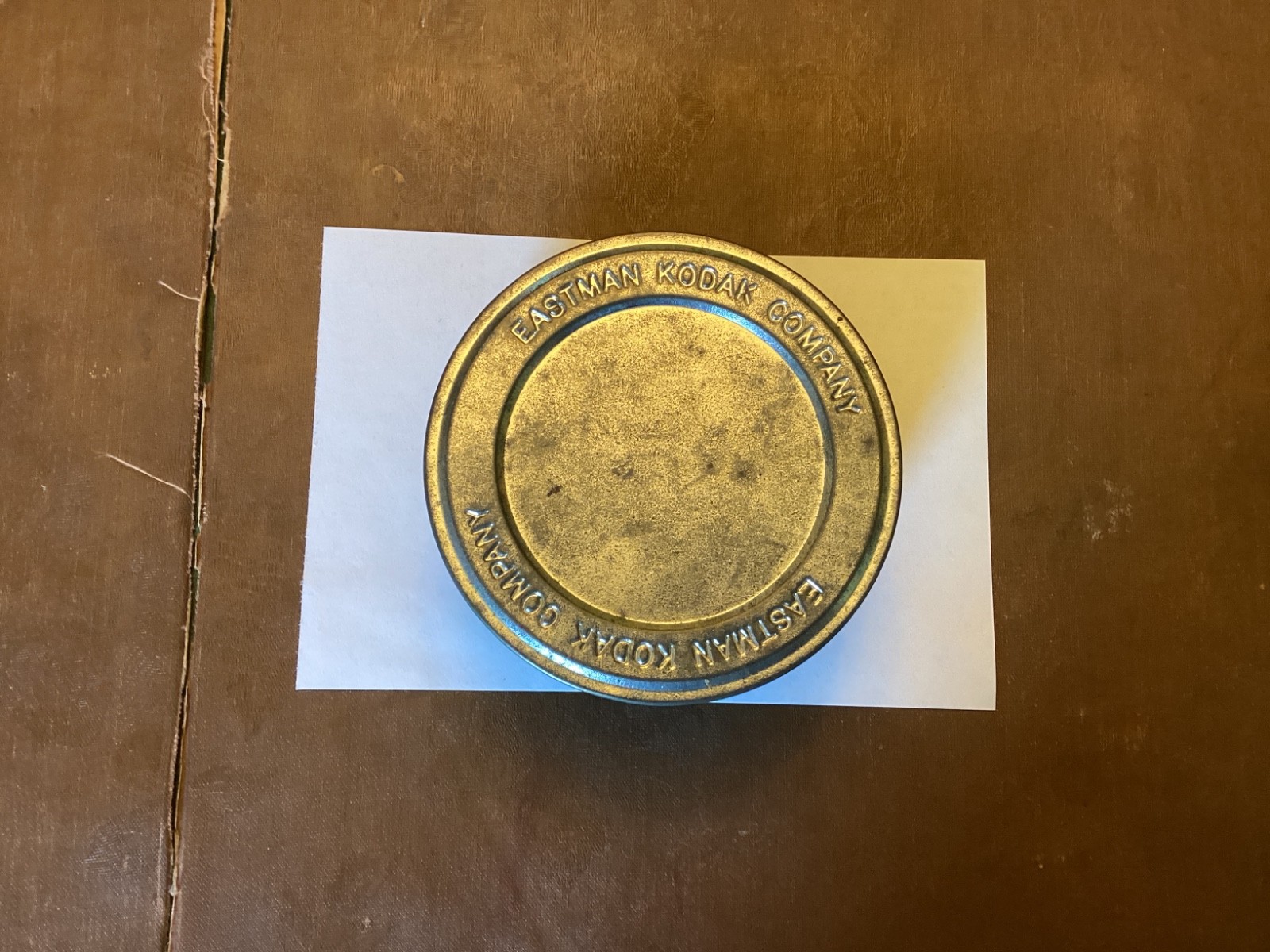 Vintage EASTMAN Kodak Film Reel Canister Empty Movie 8 mm Metal Tin 3.75″x1 5/8″