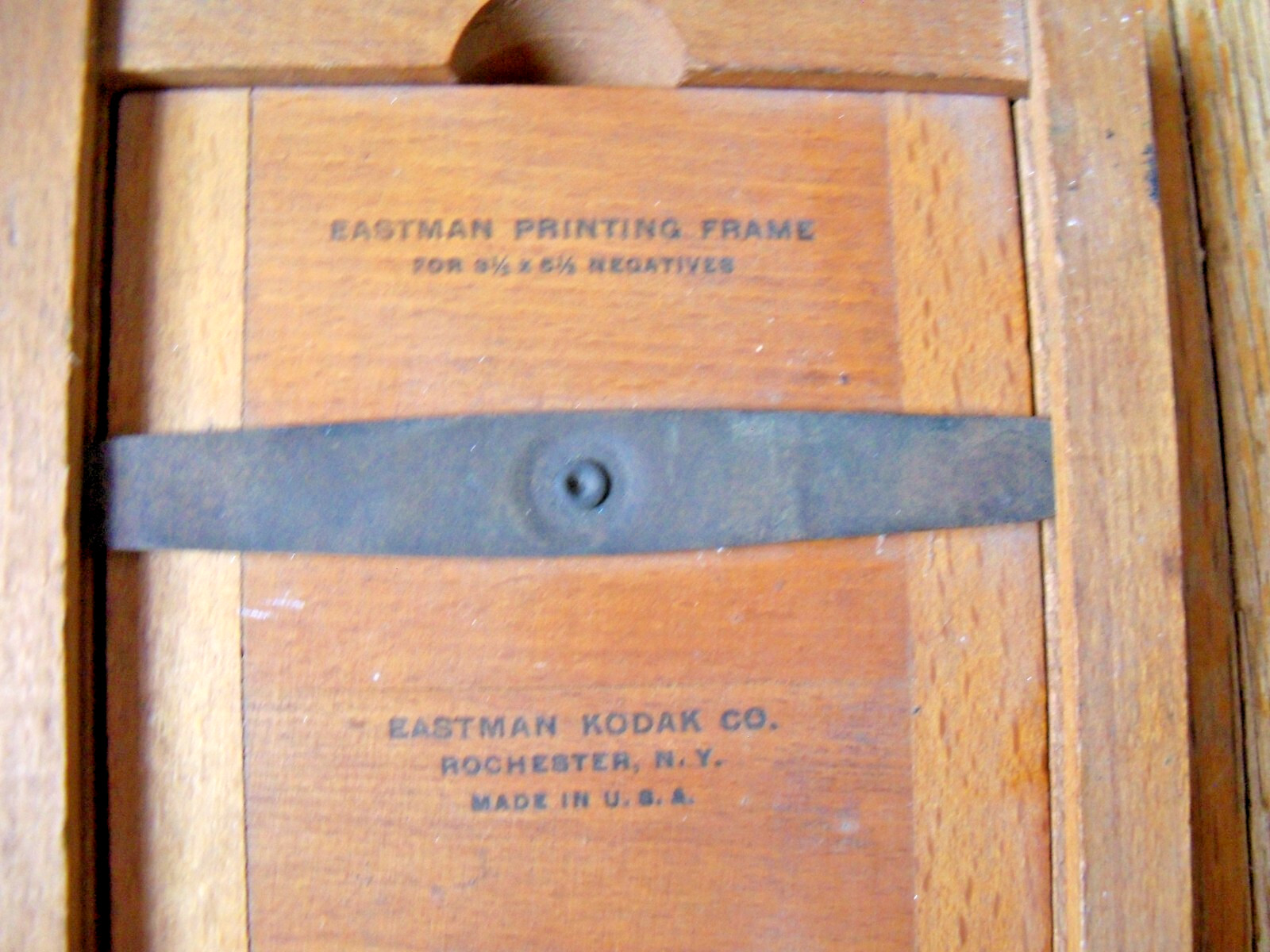 Antique Eastman Kodak Printing Frame with Glass for 3 1/4″ x 5 1/2″ Negatives