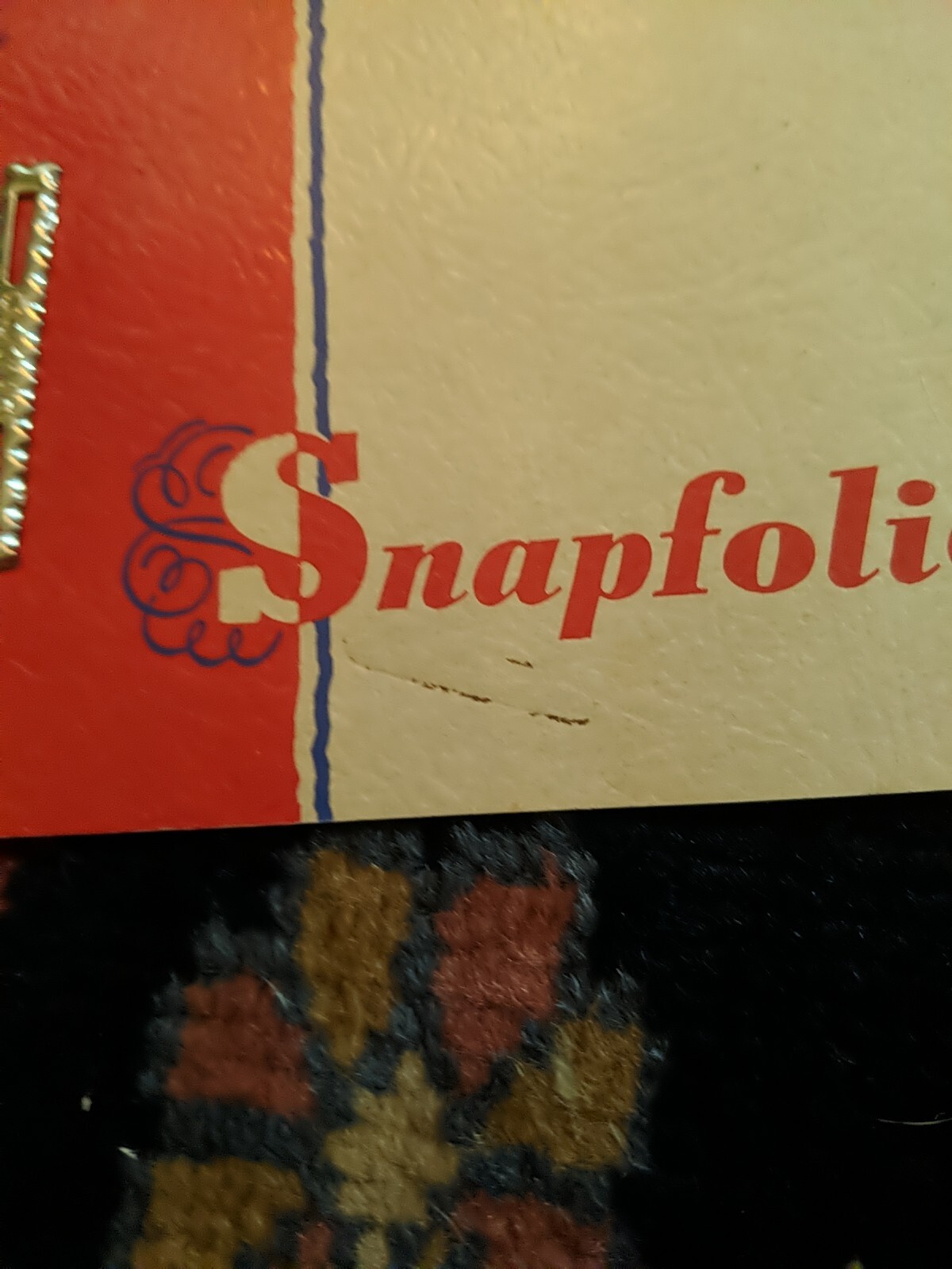 PAIR LOT 2 SNAPFOLIO PHOTO HOLDER CAMERA RARE VTG