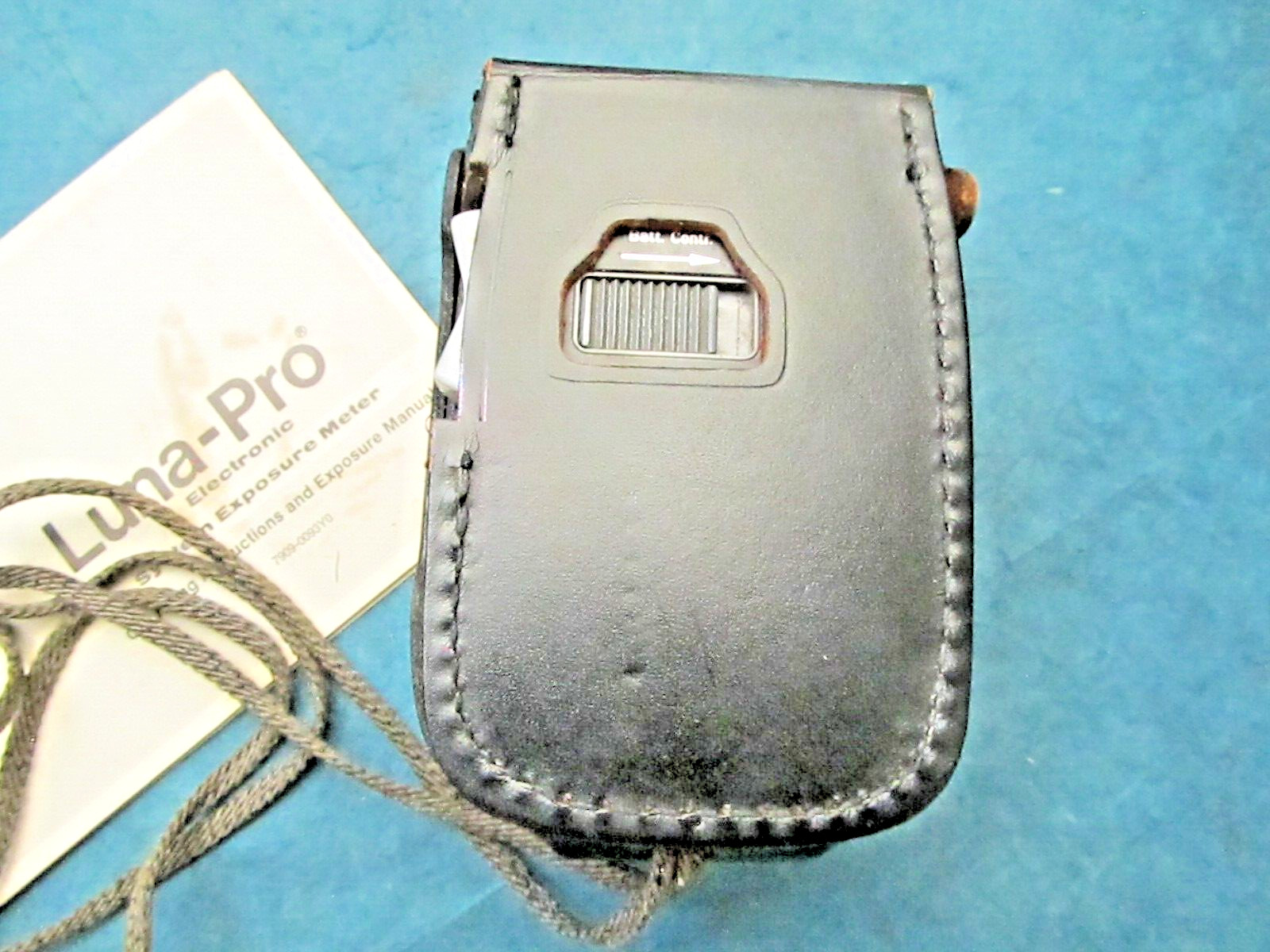 Vintage Gossen Luna-Pro electronic system exposure meter with leather case