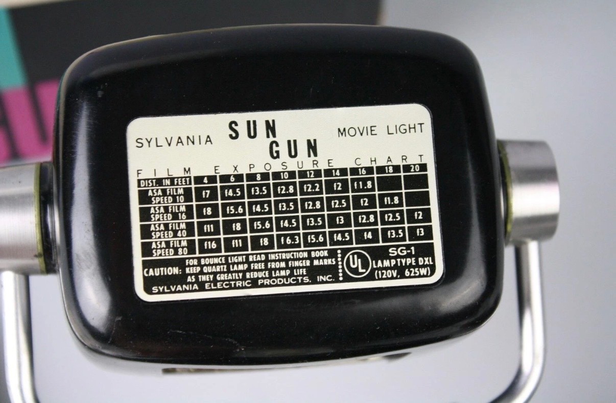 Sylvania SG-1 Sun Gun Movie Light – Original Box Tested Working. Vintage