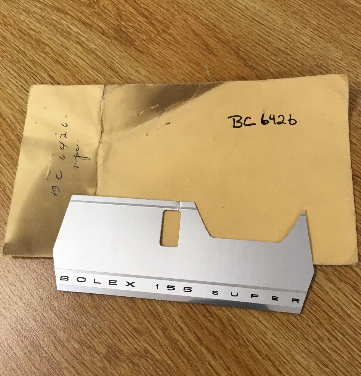 NOS Paillard Bolex 155 Super 8mm Movie Camera Face Plate Part # BC-6426