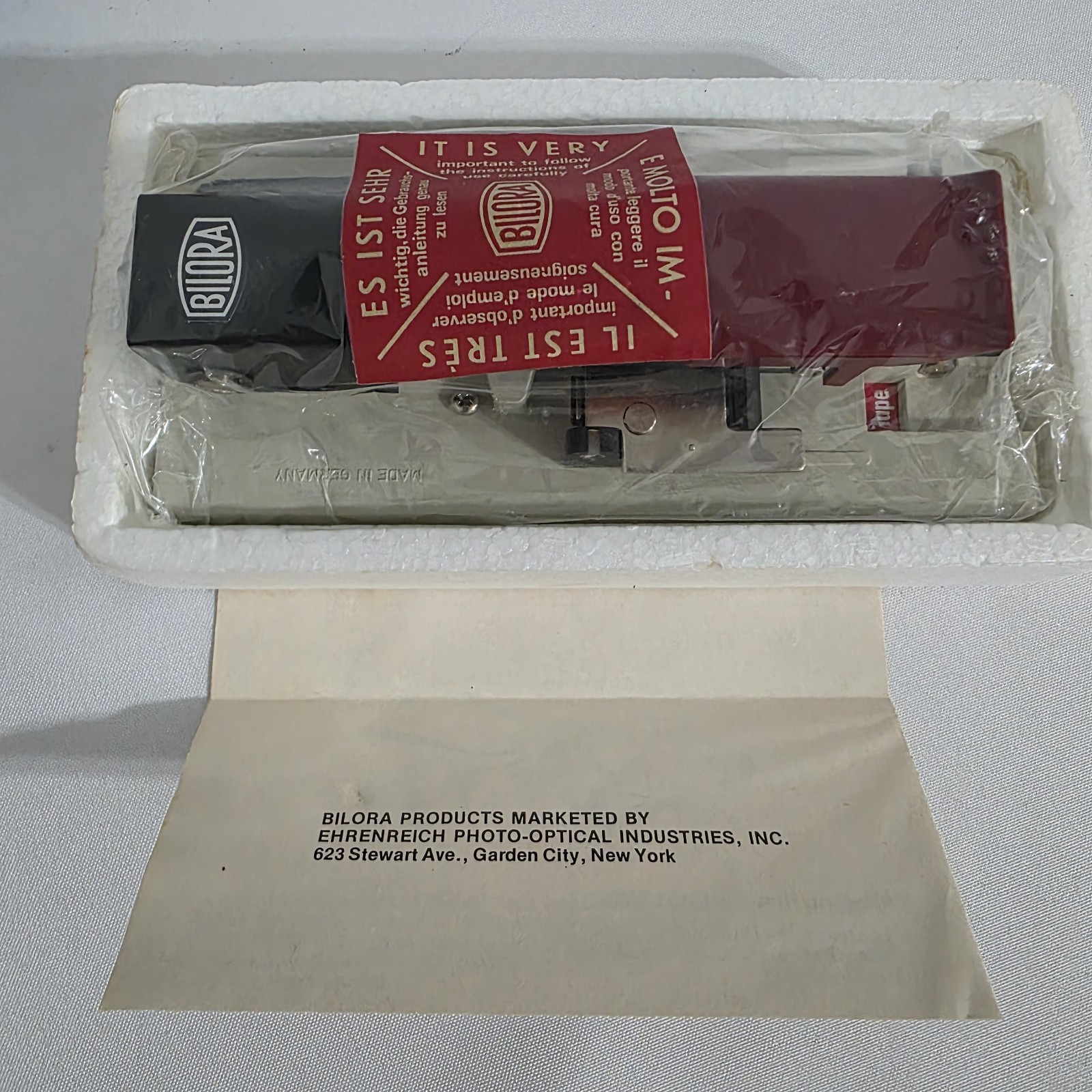 Vintage Bilora Dry Film Splicer 808 – 8mm W. Gerrmany W Box Manual USA